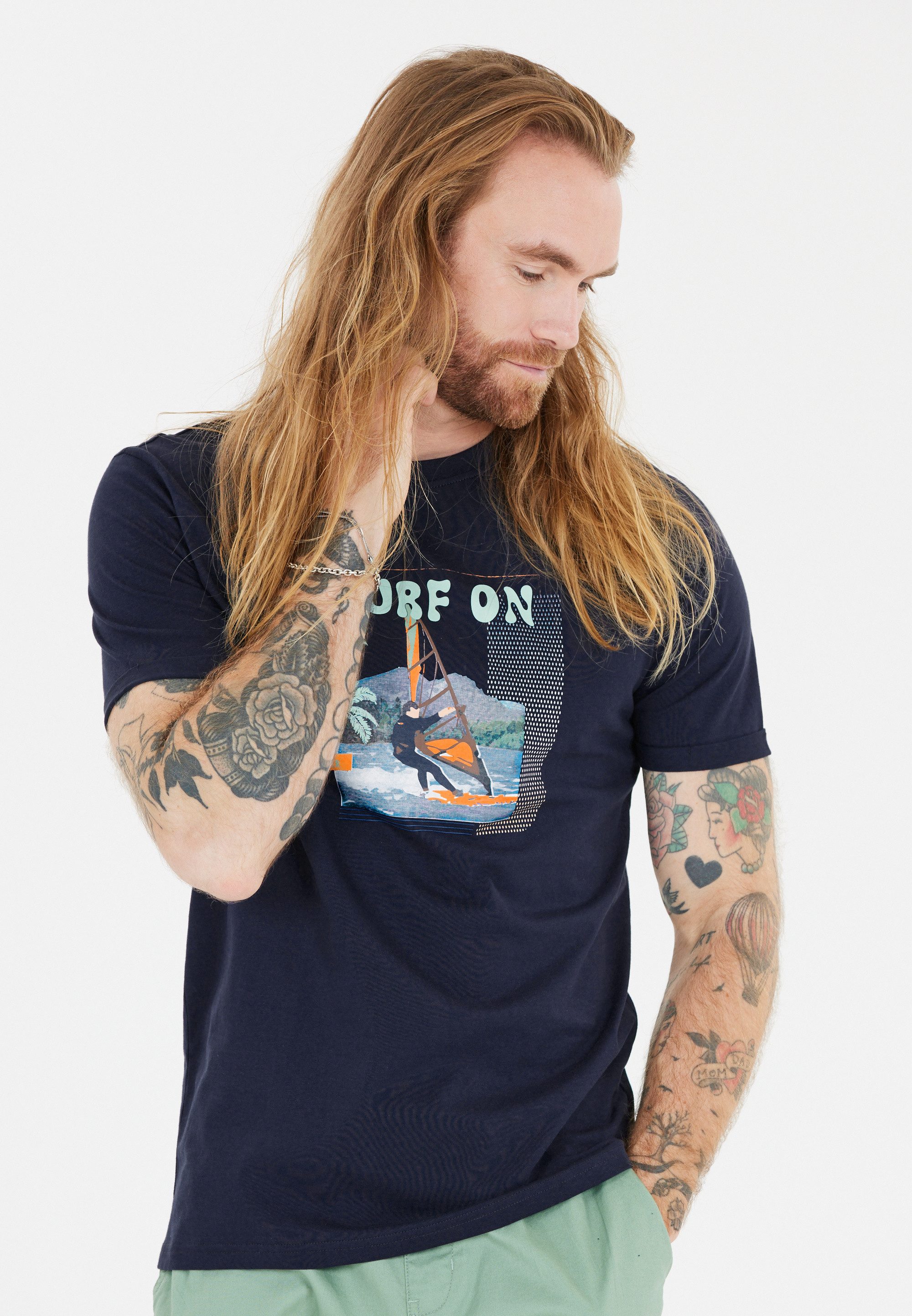 CRUZ Funktionsshirt Desmond mit hippem Print günstig online kaufen