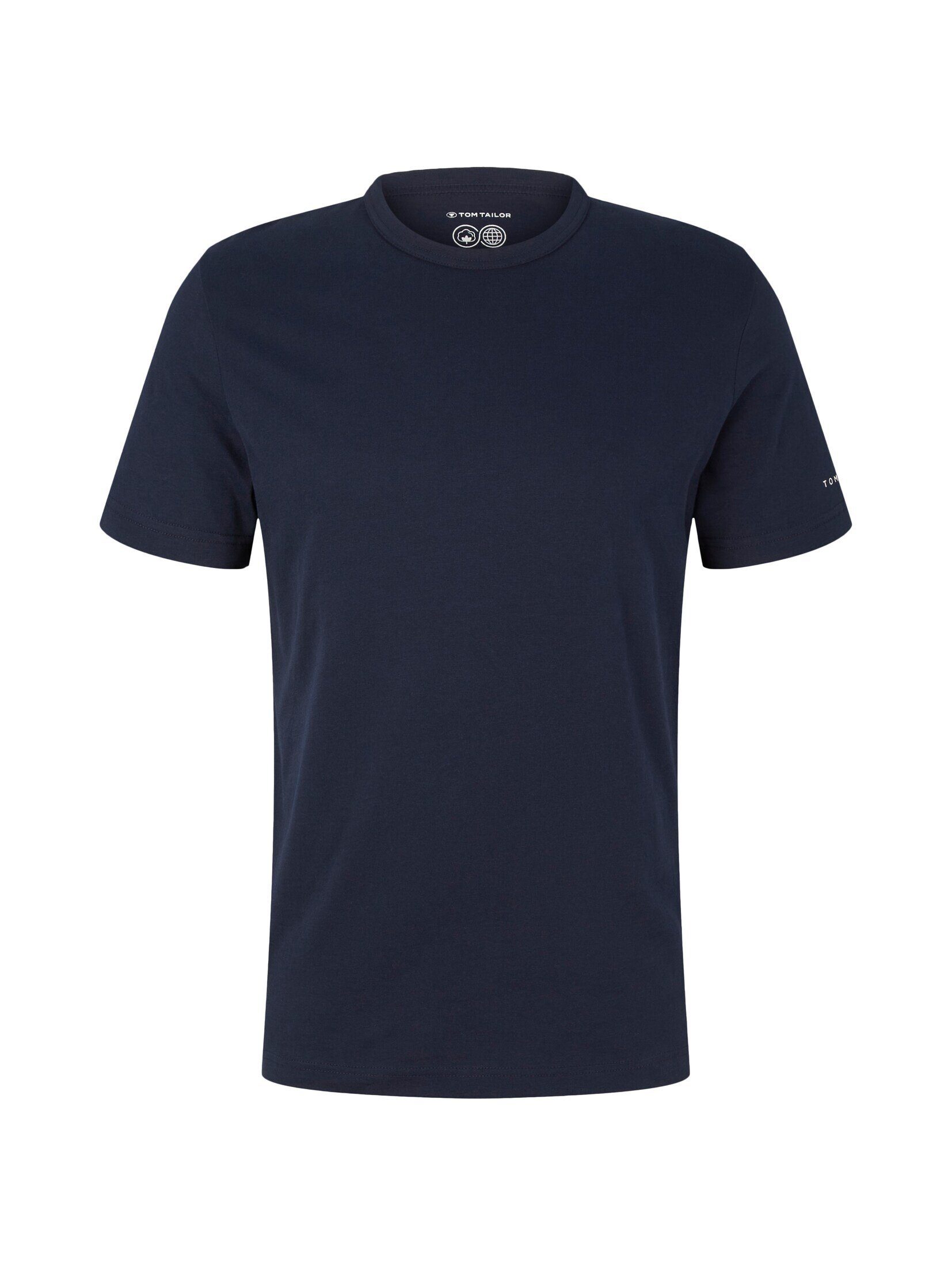 TOM TAILOR T-Shirt Basic captain blue sky T-Shirt
