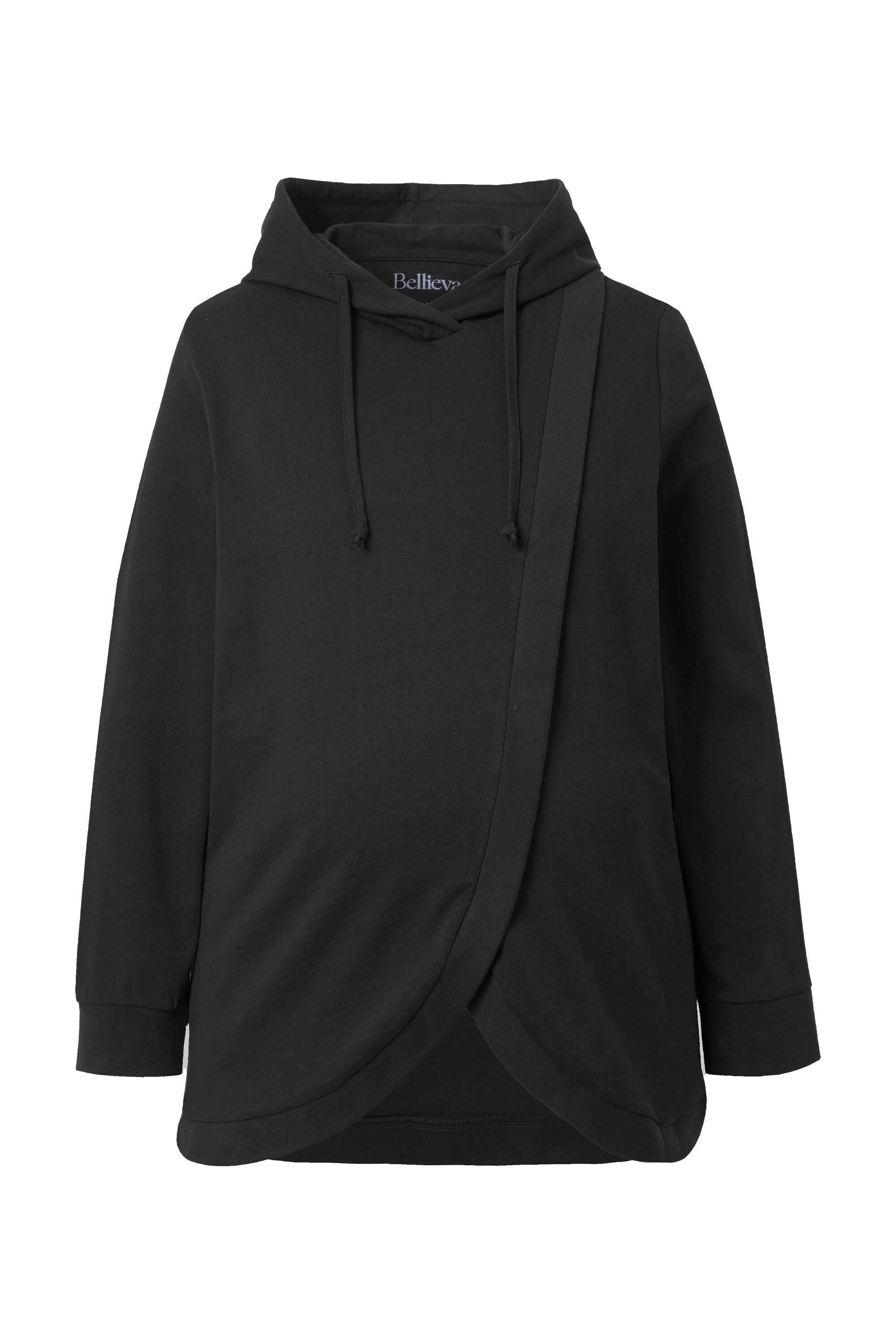 Ulla Popken Sweatshirt Bellieva Hoodie Still-Funktion Kapuze Schwangerschaf günstig online kaufen