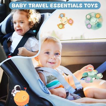 Inshow Lernspielzeug Saugnapf-Spielzeug Baby, Sensorisches Spielzeug für Baby