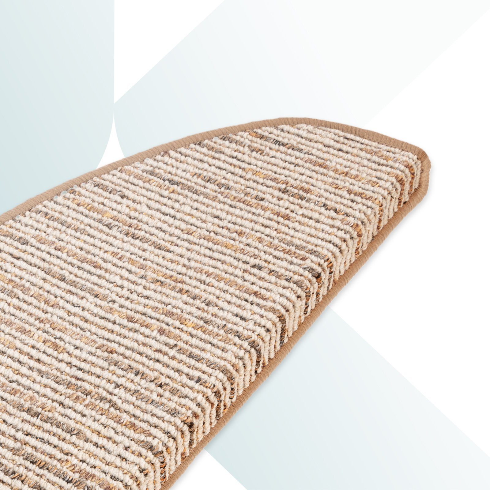 Kubus Stufenmatte Genf, Umkettelt, Eckig oder Halbrund, Halbrund, Selbstkle günstig online kaufen