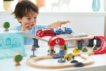 Hape Spielzeug-Eisenbahn Stadtbahn, (Set), FSC®- schützt Wald - weltweit