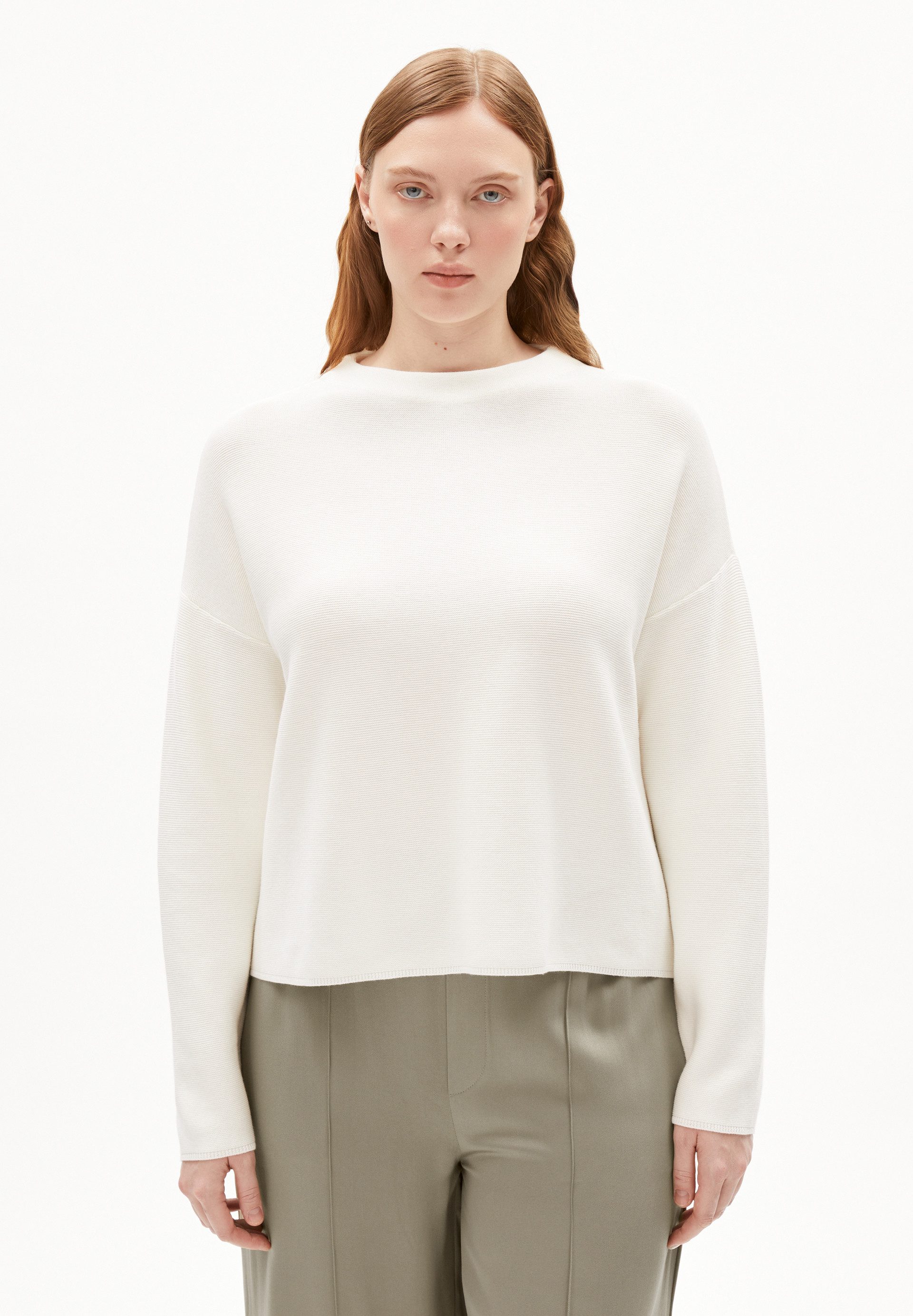 Armedangels Strickpullover MERINAA Pullover aus Bio-Baumwolle Loose Fit