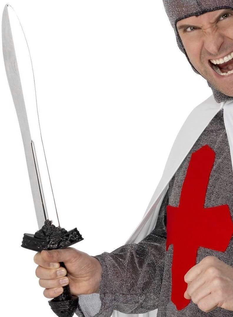 Smiffys Kostüm Mittelalter-Schwert aus Kunststoff, Ein Schwert, das eines Ritters würdig ist