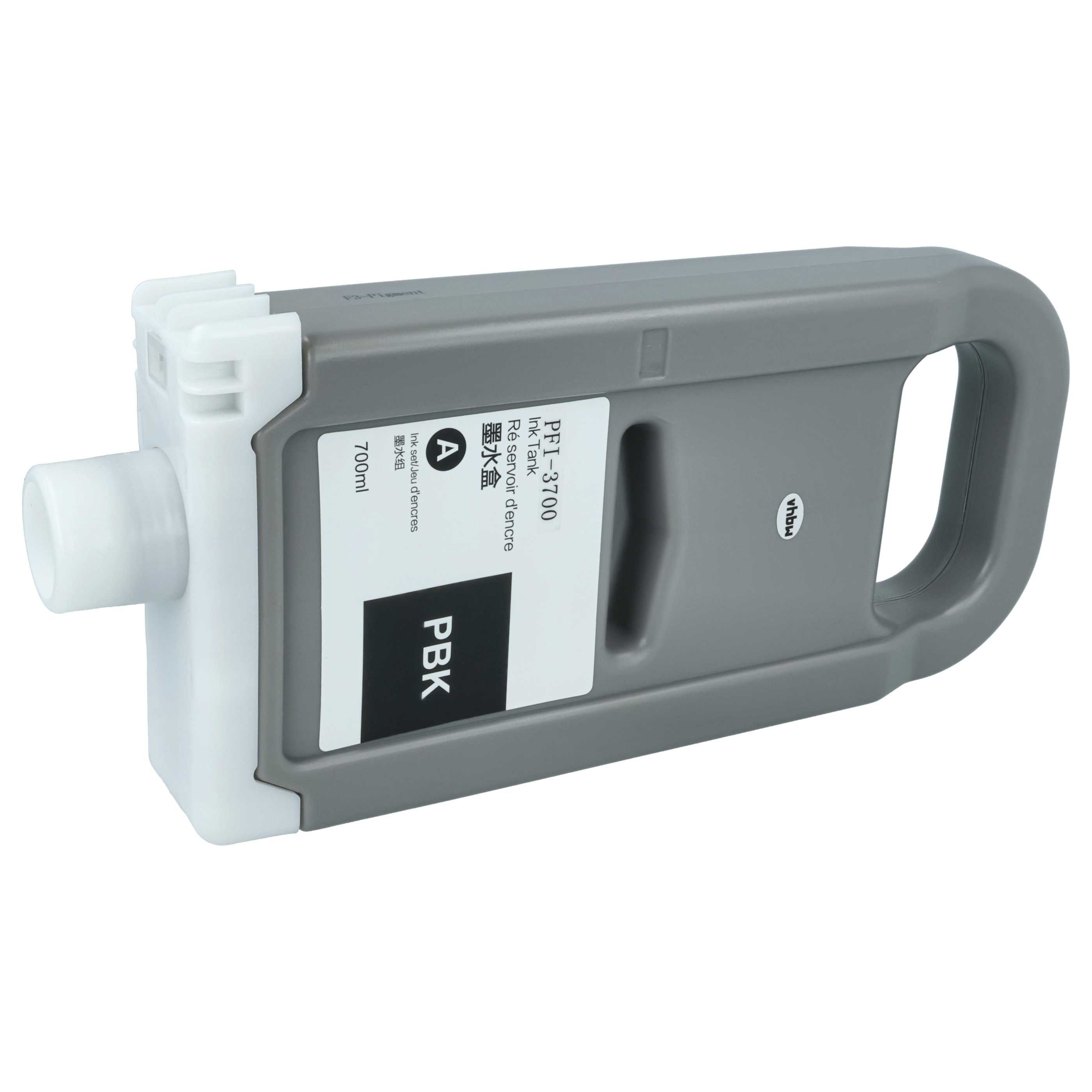 vhbw passend für Canon Imageprograf iPF PRO-6600 Fotodrucker Tintenpatrone (1-tlg., Passgenaue, fotoschwarze Tintenpatrone für Ihren Fotodrucker)