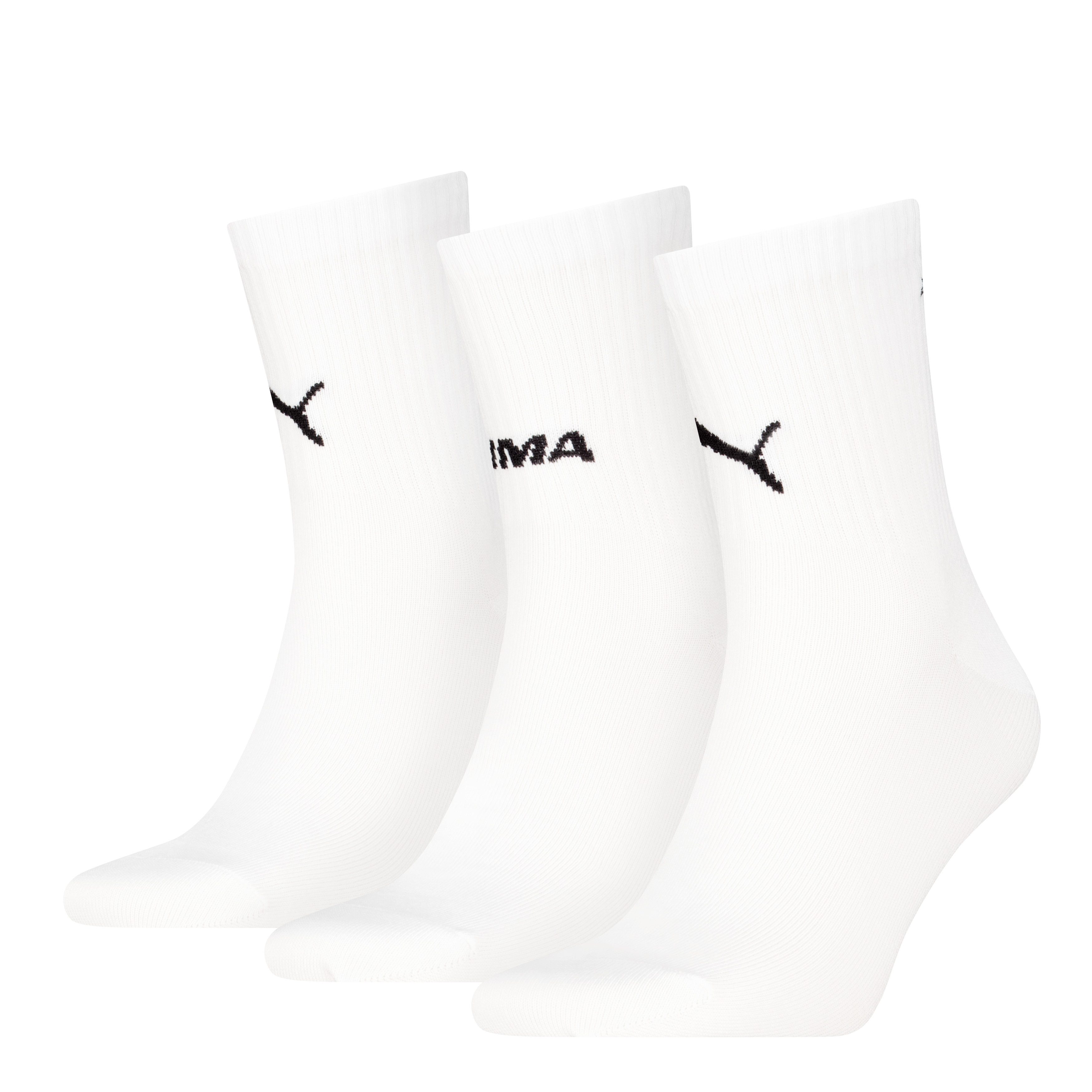 PUMA Kurzsocken PUMA UNISEX LOGO STACKING SHORT CREW (3 Paar)