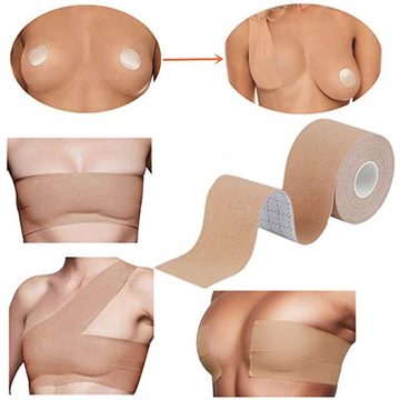 GelldG Brustwarzenabdeckung Boob Tape Set, Klebe BHS Boobietape Brustklebeband, Nippelpads