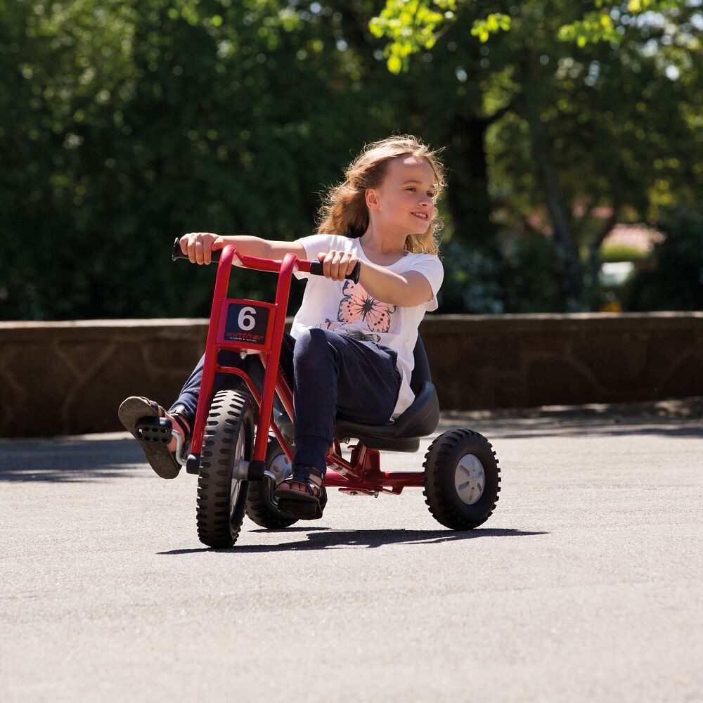 Winther Dreirad Viking Dreirad Explorer Zlalom Tricycle, Einzigartige, patentierte Lenkung für scharfe Wendemanöver