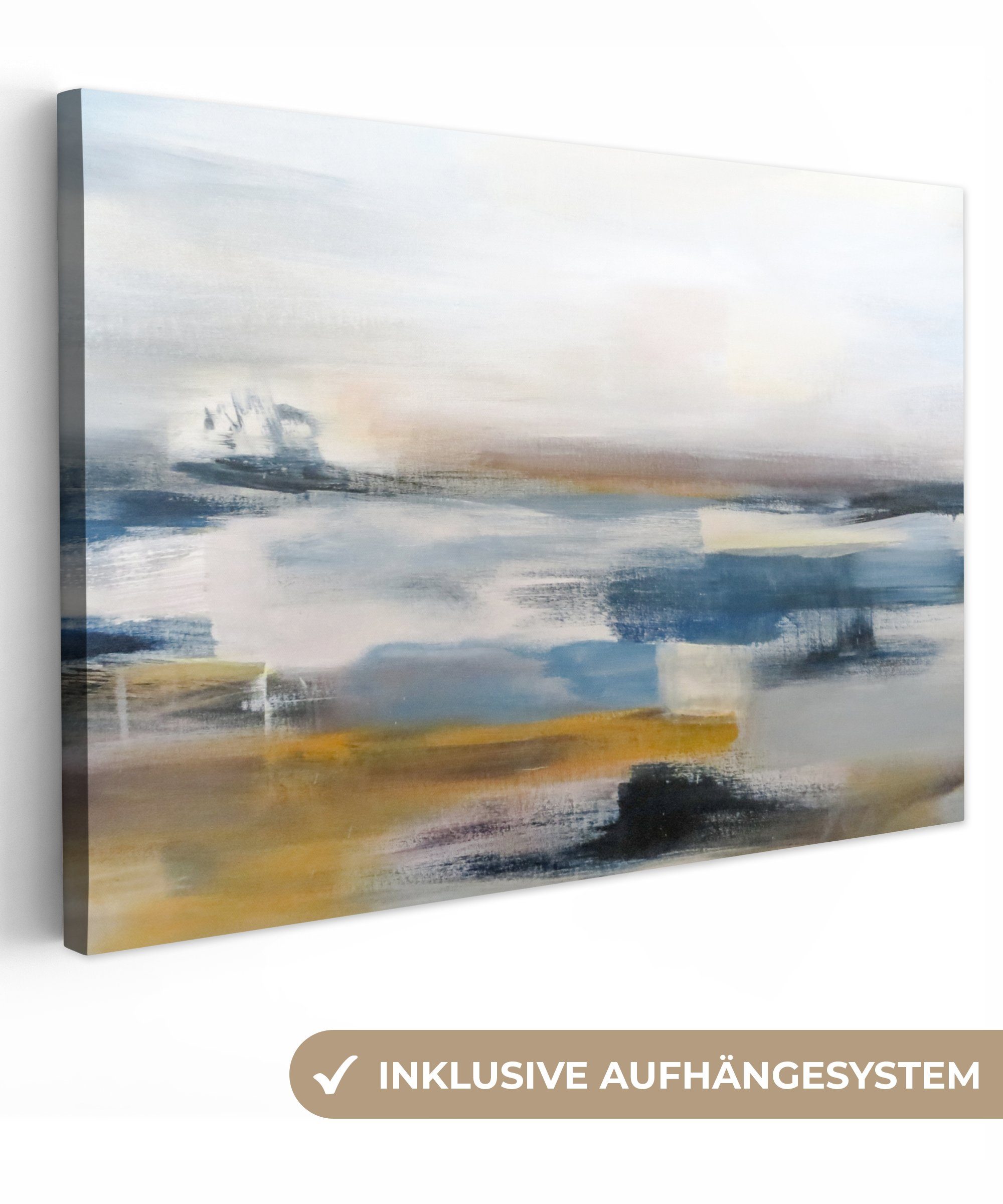Leinwandbild Ölfarbenoptik - Abstrakt
