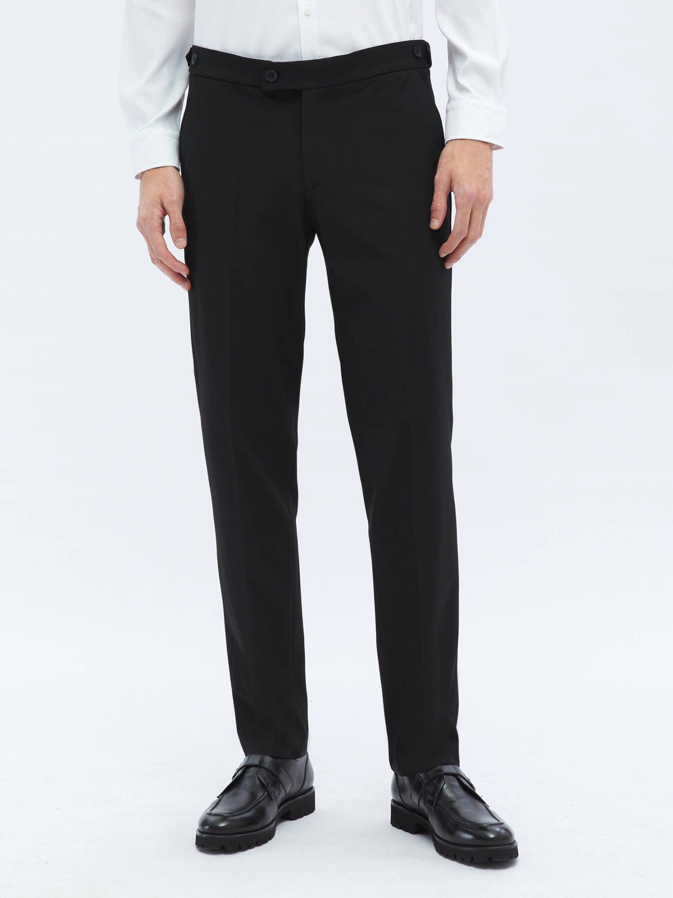 KİP Sweatponcho Gewebte Freizeithose mit normaler Passform