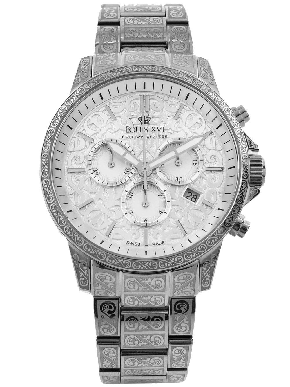 Quarzuhr Louis XVI LXVI1820 Herrenuhr Palais Royale 2.0 Chronograph 43mm 10ATM Louis XVI LXVI1820 Herrenuhr Palais Royale 2.0 Chronograph 43mm 10ATM