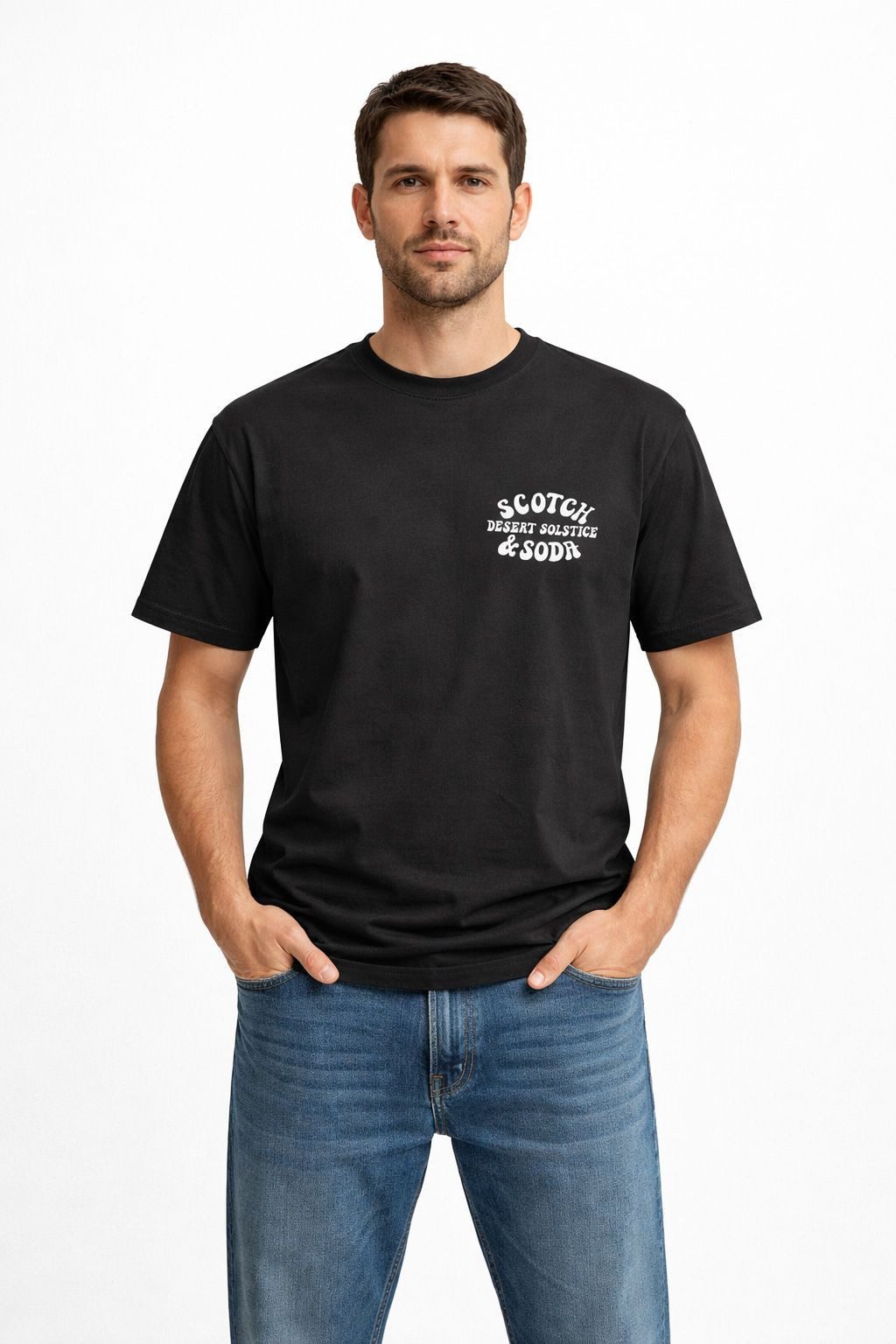 Scotch & Soda T-Shirt Left chest artwork regular-fit