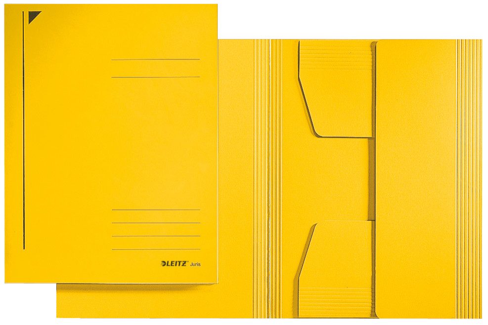 Hefter LEITZ Jurismappe Sammelmappe A4 430 g/m² gelb 3924-00-15