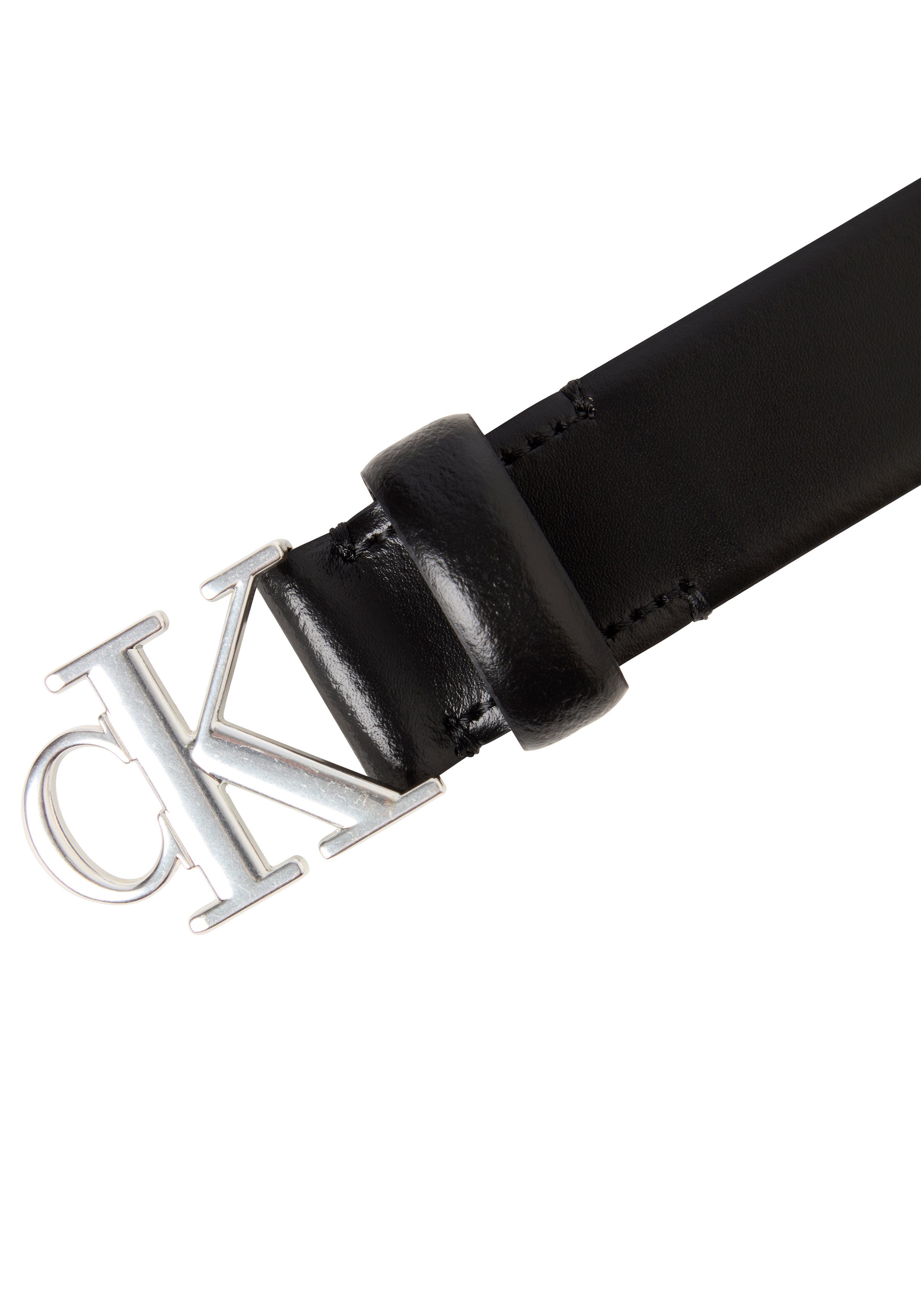 Calvin Klein Ledergürtel CK BUCKLE 30MM FIXED BELT Größenverstellbar günstig online kaufen