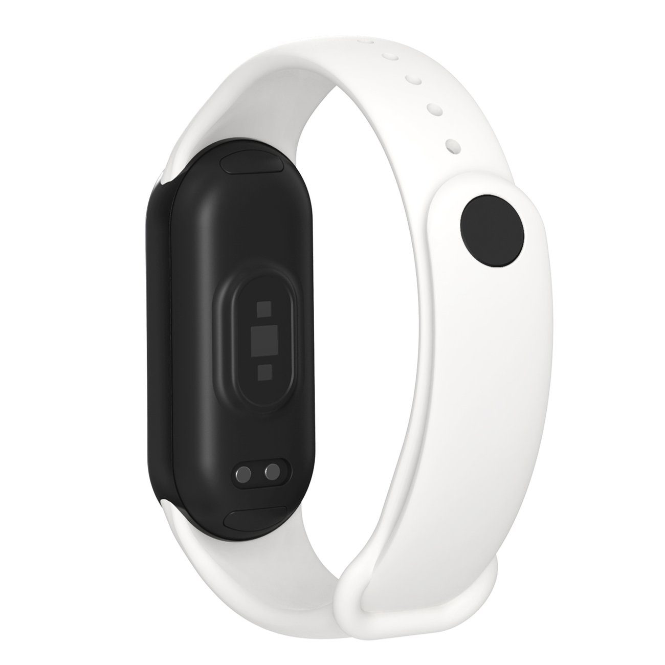 COFI 1453 Smartwatch-Armband Strap Armband kompatibel mit Xiaomi Mi Band 8 Weiß
