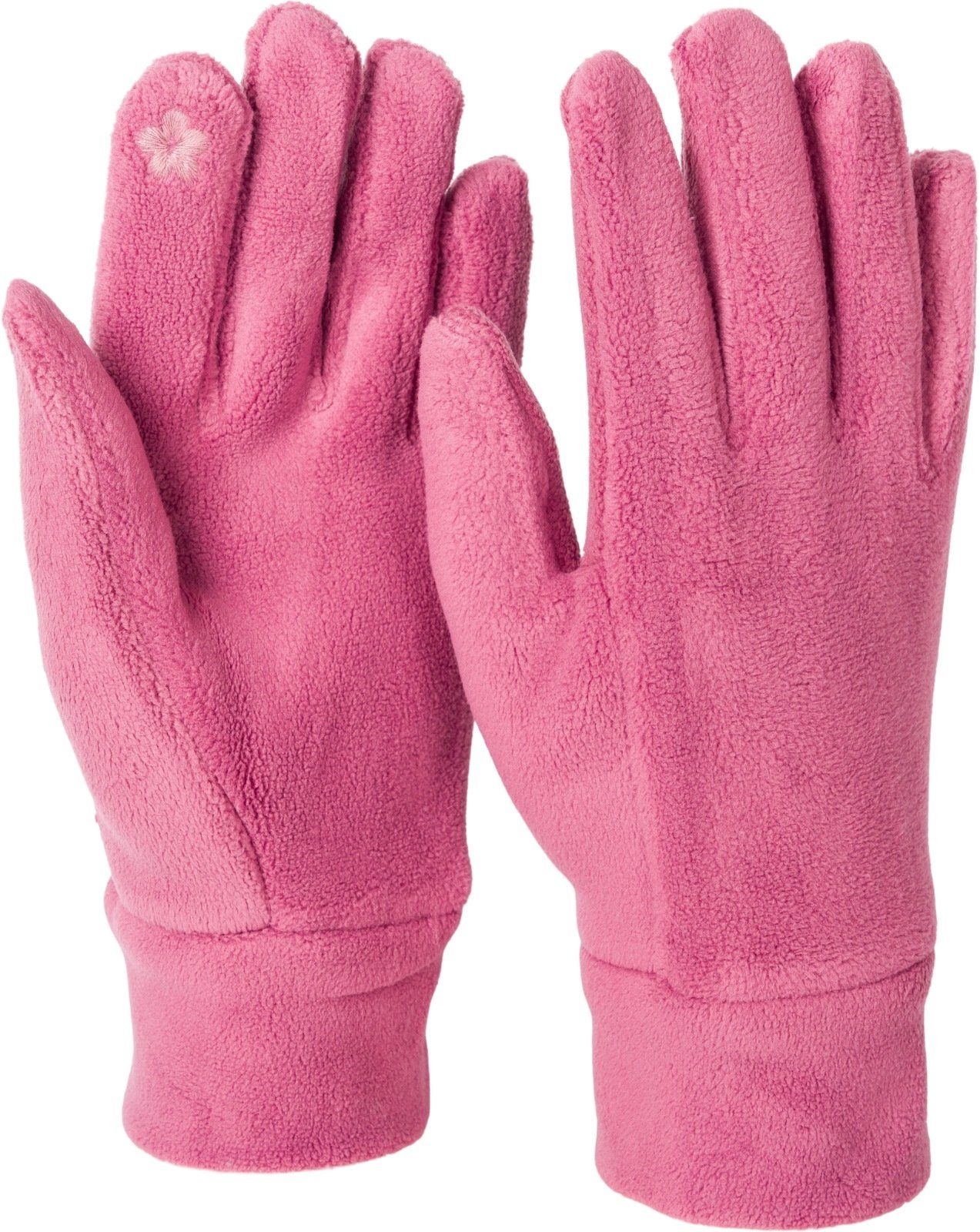 styleBREAKER Fleecehandschuhe Einfarbige Touchscreen Fleece Handschuhe günstig online kaufen