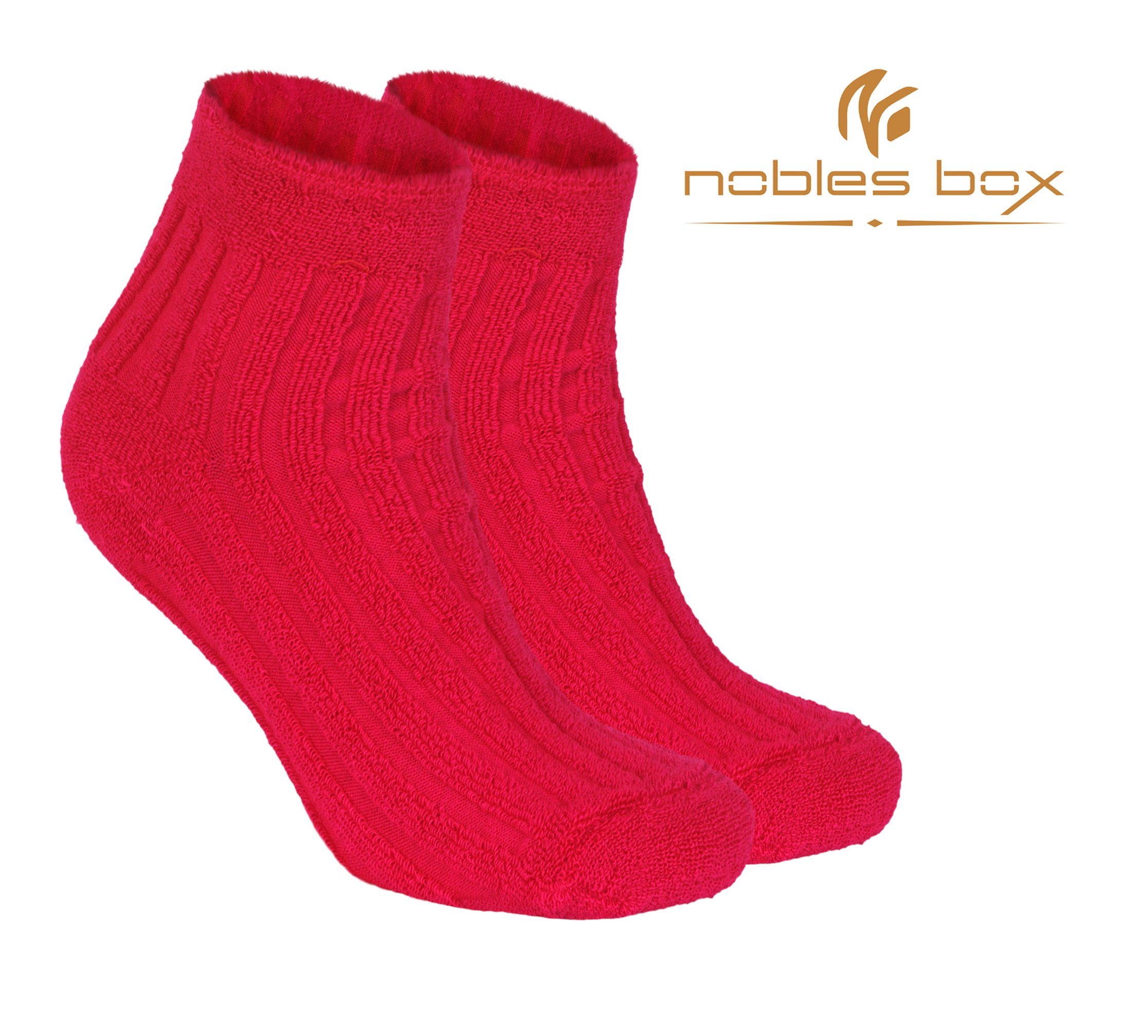 NoblesBox Haussocken Bettsocken Kuschelsocken (Beutel, 3-Paar, 37-40 EU Größe) Damen Warme Socken, Wintersocken – Bild 5 von 5