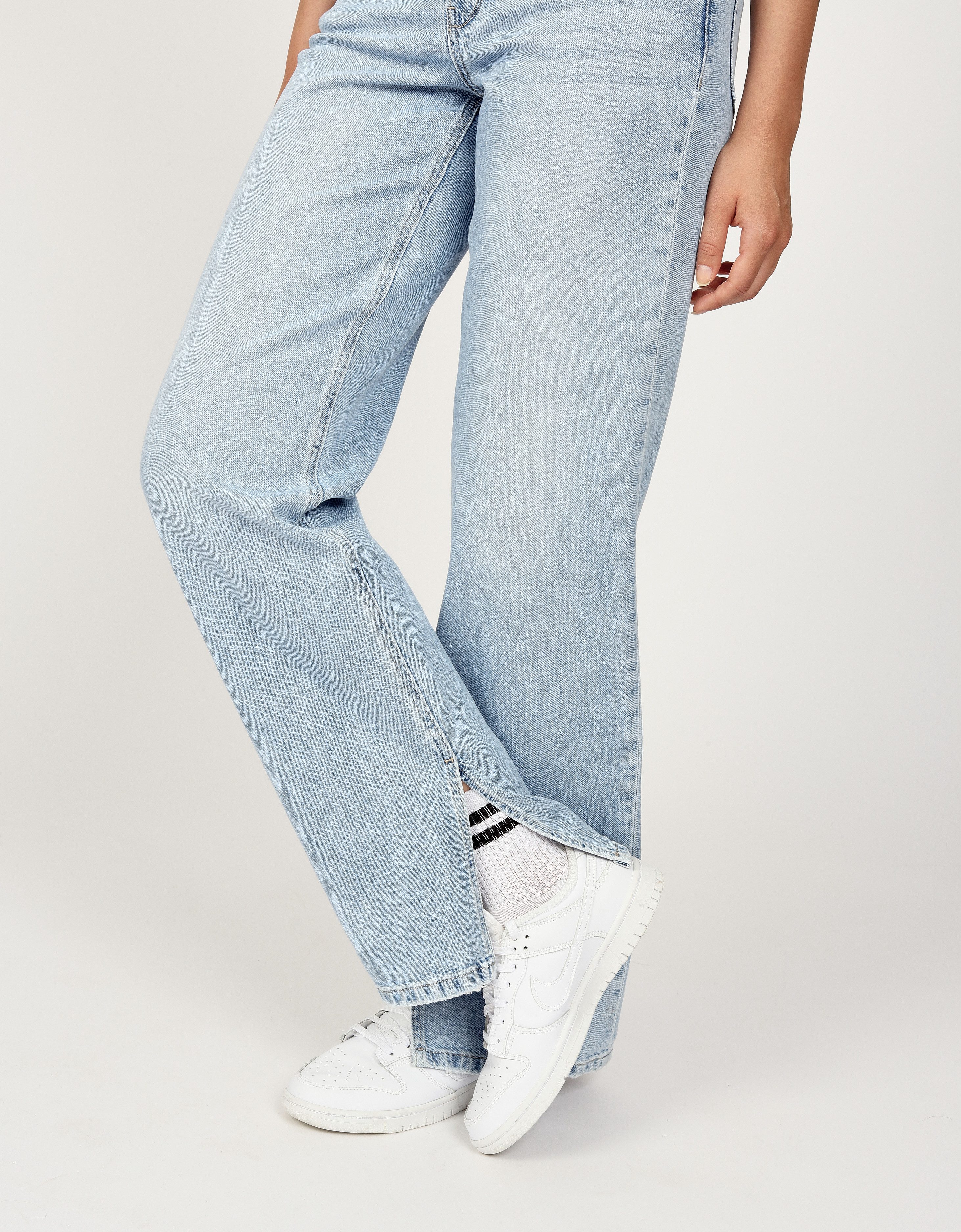 GANG Straight-Jeans 94JUL SLIT mit Schlitz
