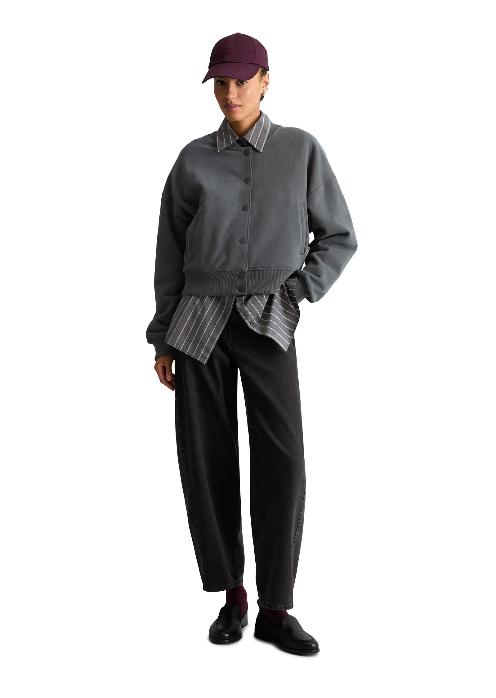 Marc O'Polo DENIM Sweatjacke aus softer Bio-Baumwolle – Bild 5 von 5
