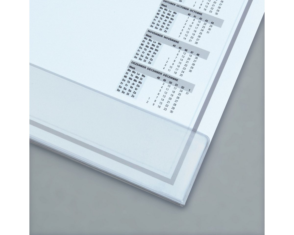 Thumbnail - Sigel Schreibtischunterlage Kalender-Schreibunterlage Protect 40 Blatt mit Schutzleiste und Kalend