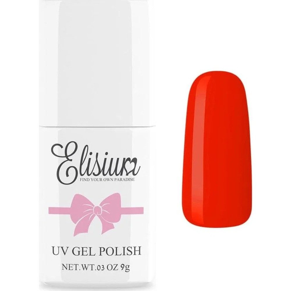 NACOMI Nagellack ELISIUM UV Gel Polish Nagellack 033 Original Rot 8ml