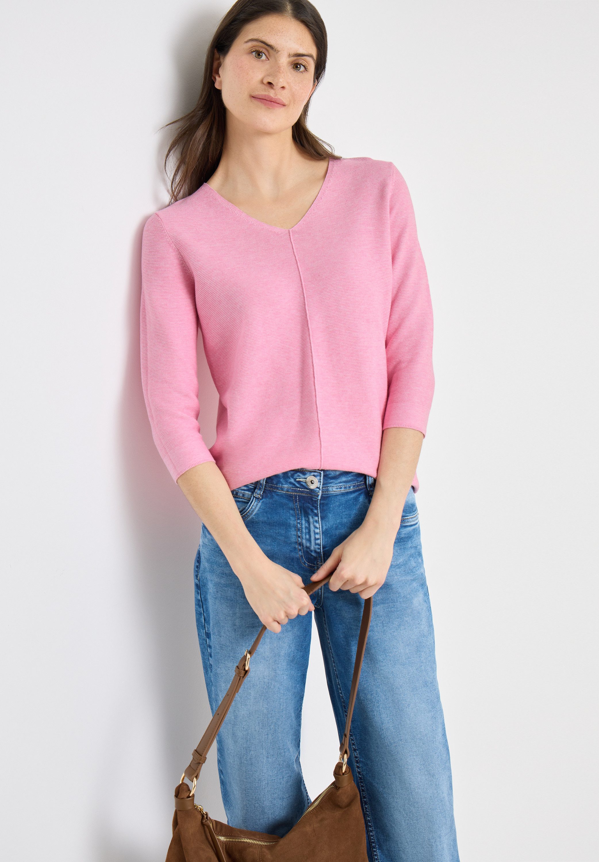 cecil 3/4 Arm-Pullover im soften Baumwoll-Mix