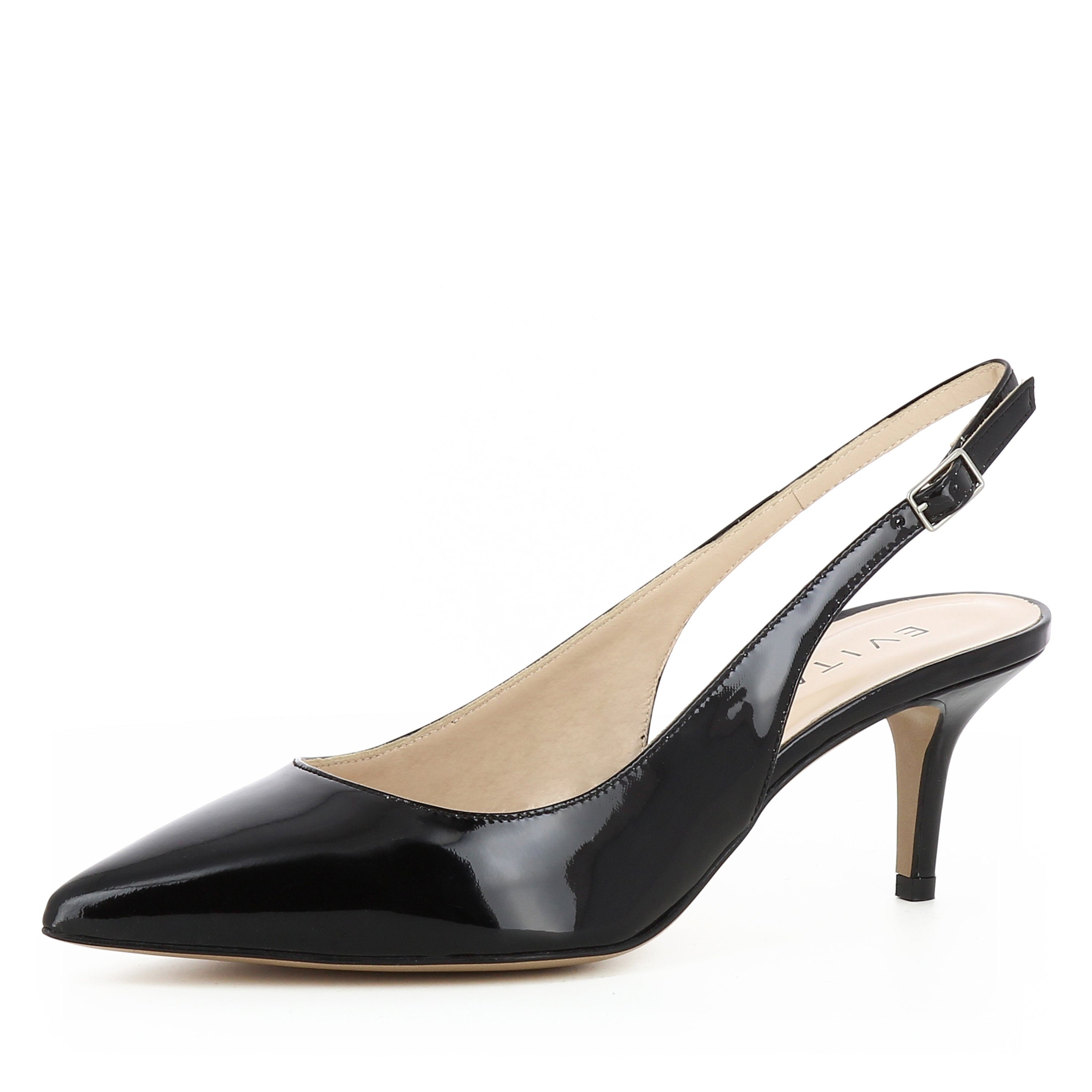 GIULIA schwarz Evita Slingpumps