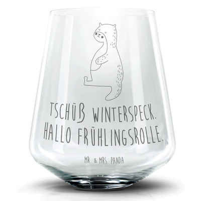 Mr. & Mrs. Panda Cocktailglas Otter Bauch - Transparent - Geschenk, Cocktail Glas, Cocktail Glas mi, Premium Glas, Personalisierbar