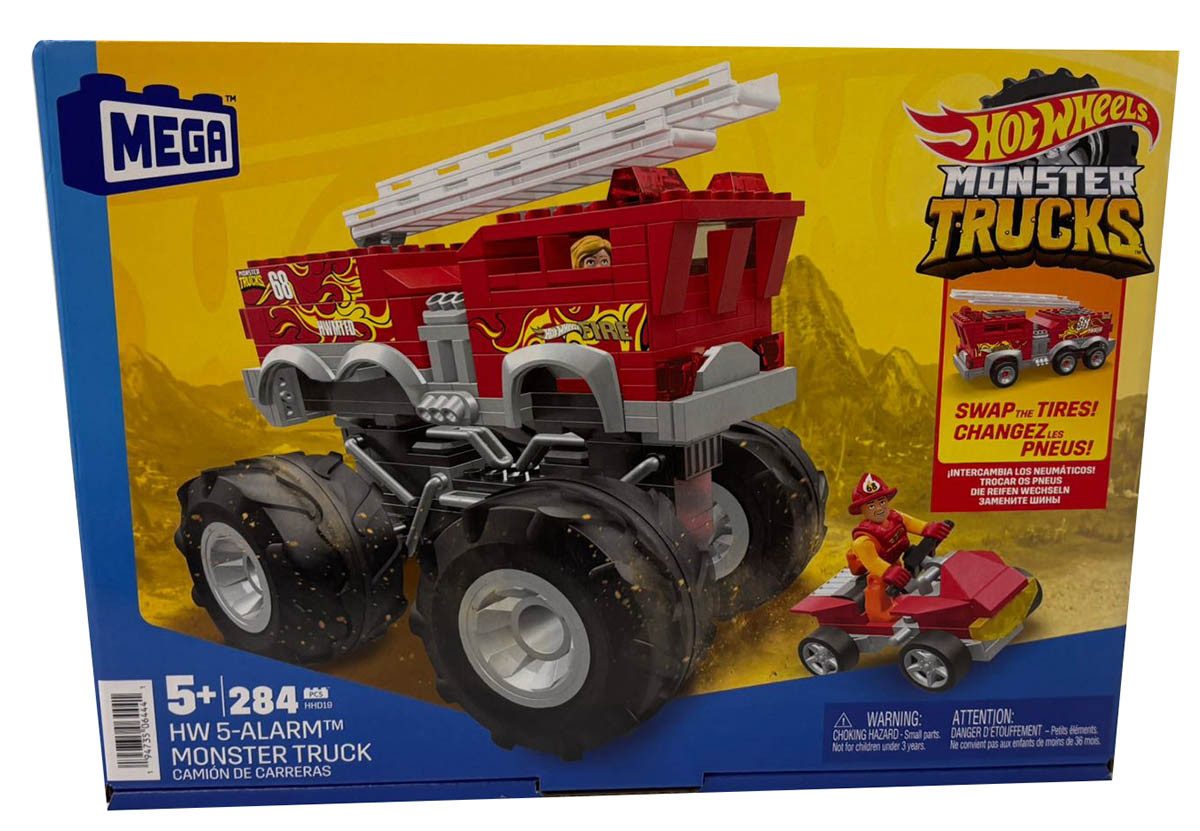 Hot Wheels Spielzeug-Monstertruck Mega Construx Hot Wheels HW 5-Alarm Monst günstig online kaufen