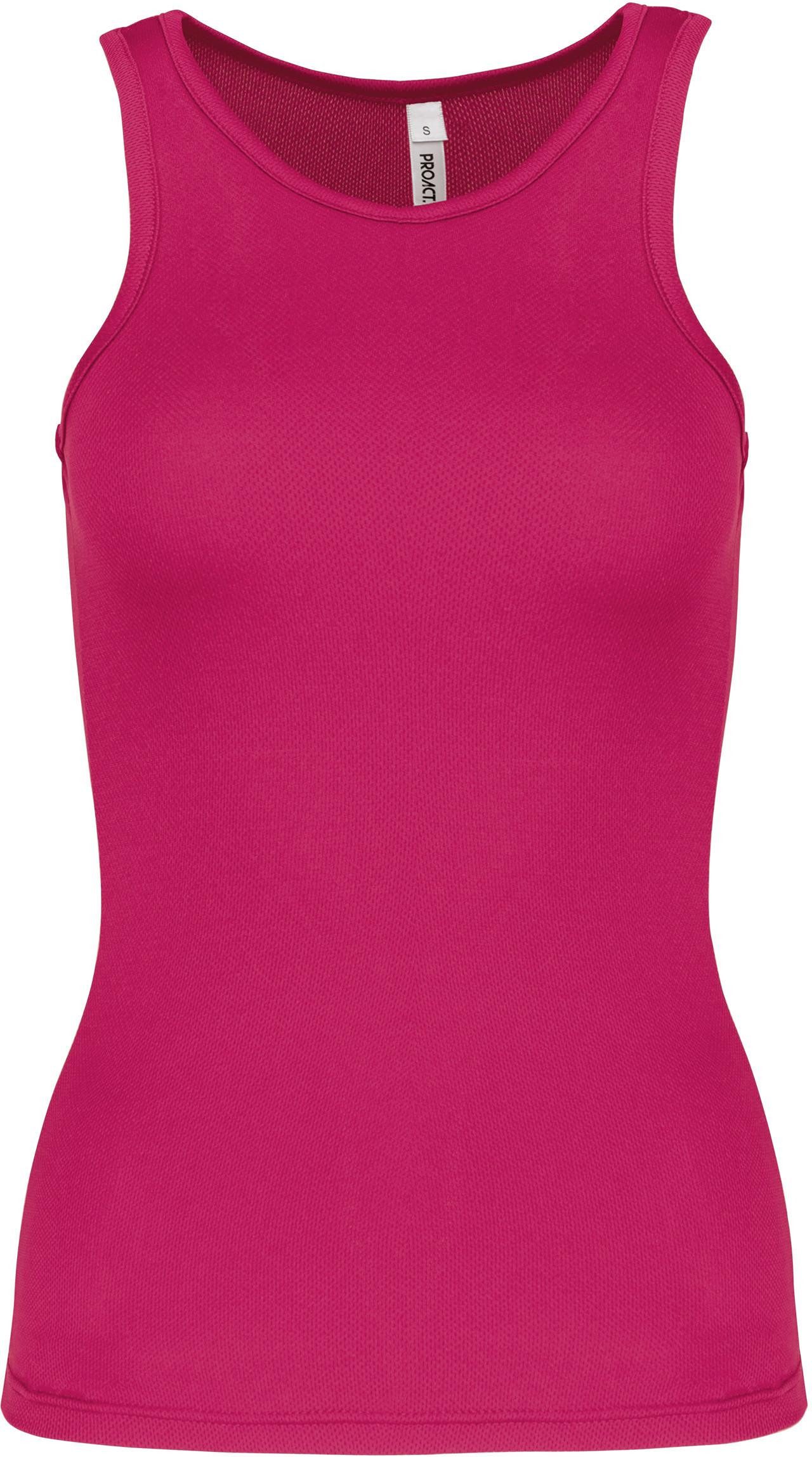Trainingsshirt Damen Basic Sport Funktionsshirt ärmellos