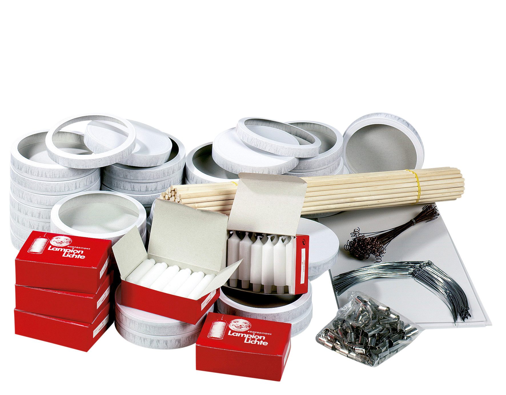 Betzold Papierlaterne Laternen-Riesen-Set 1, für 50 runde Laternen