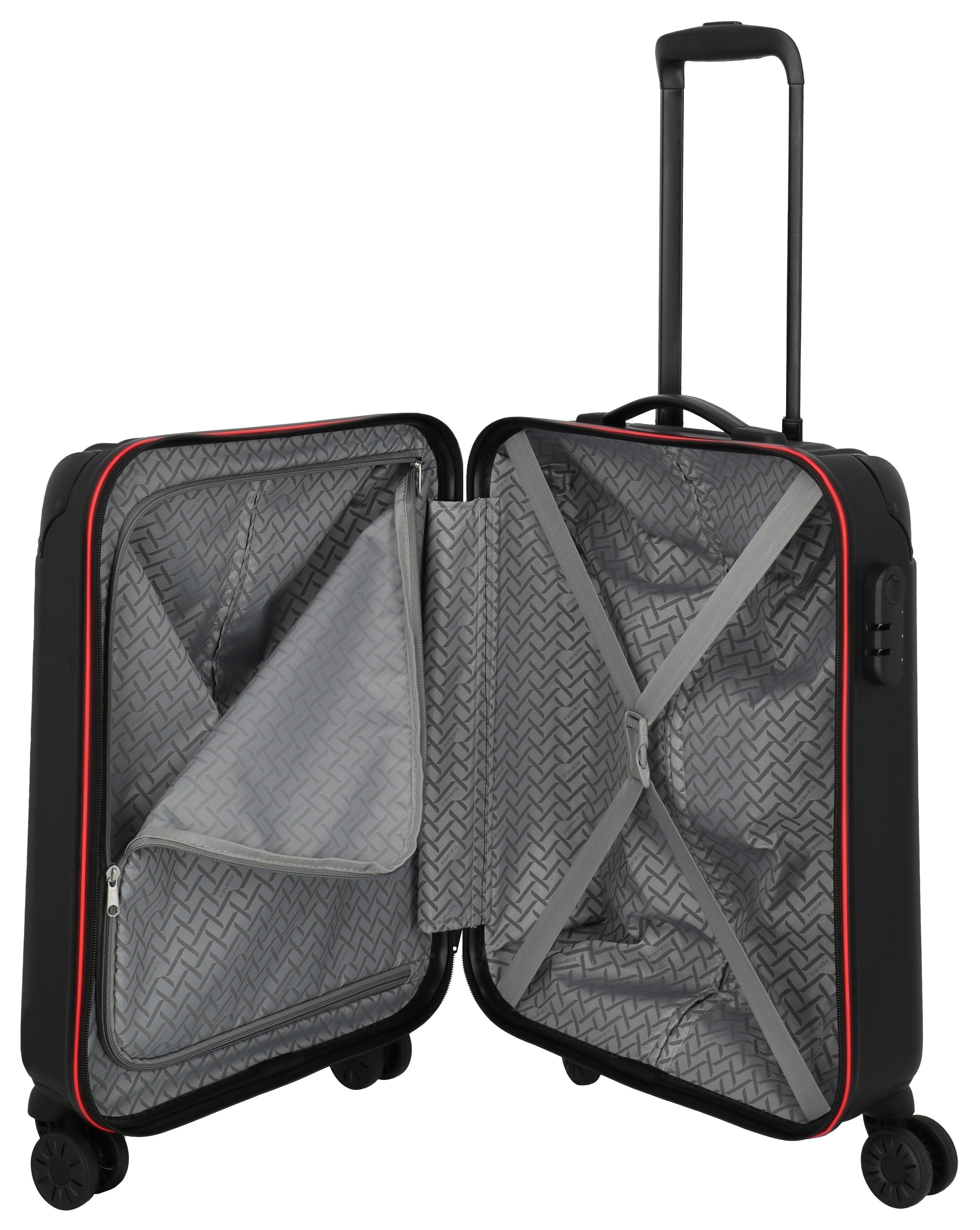 travelite Hartschalen-Trolley OTTO x travelite CITY Limited Edition Reisekoffer Hartschale, 4 Rollen, hochwertiges Reisegepäck als limitierte Edition