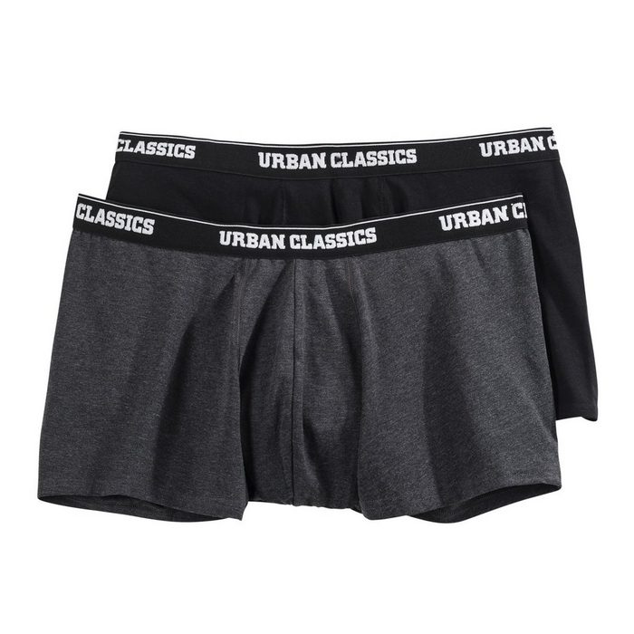 Urban Classics Plus Size Retro Pants Urban Classics 2er-Pack Pants große Größen schwarz/anthrazit melange (Packung 2-St. 2er-Pack)