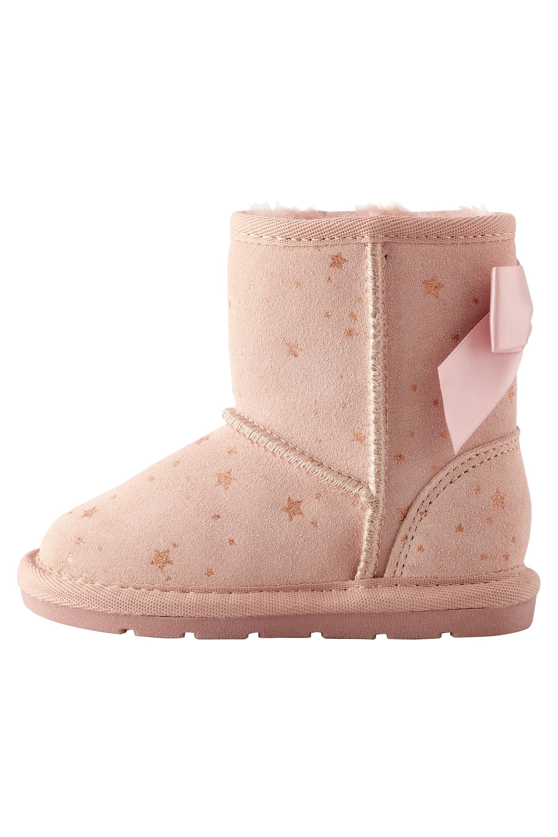Next Wasserabweisende Schlupfstiefel aus Veloursleder Babystiefel (1-tlg)