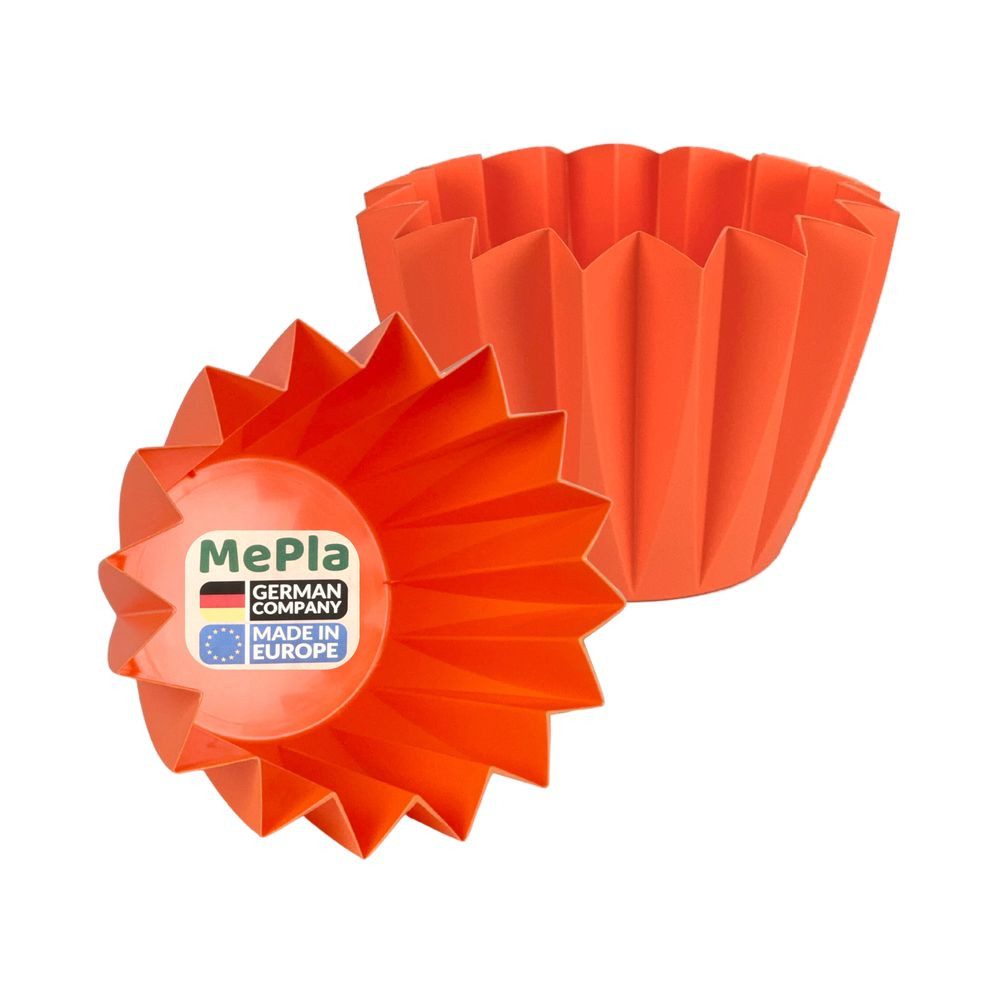 Heimwerkercenter Übertopf MePla - 10 Stück - Umtopf Adonis ø11 - Orange