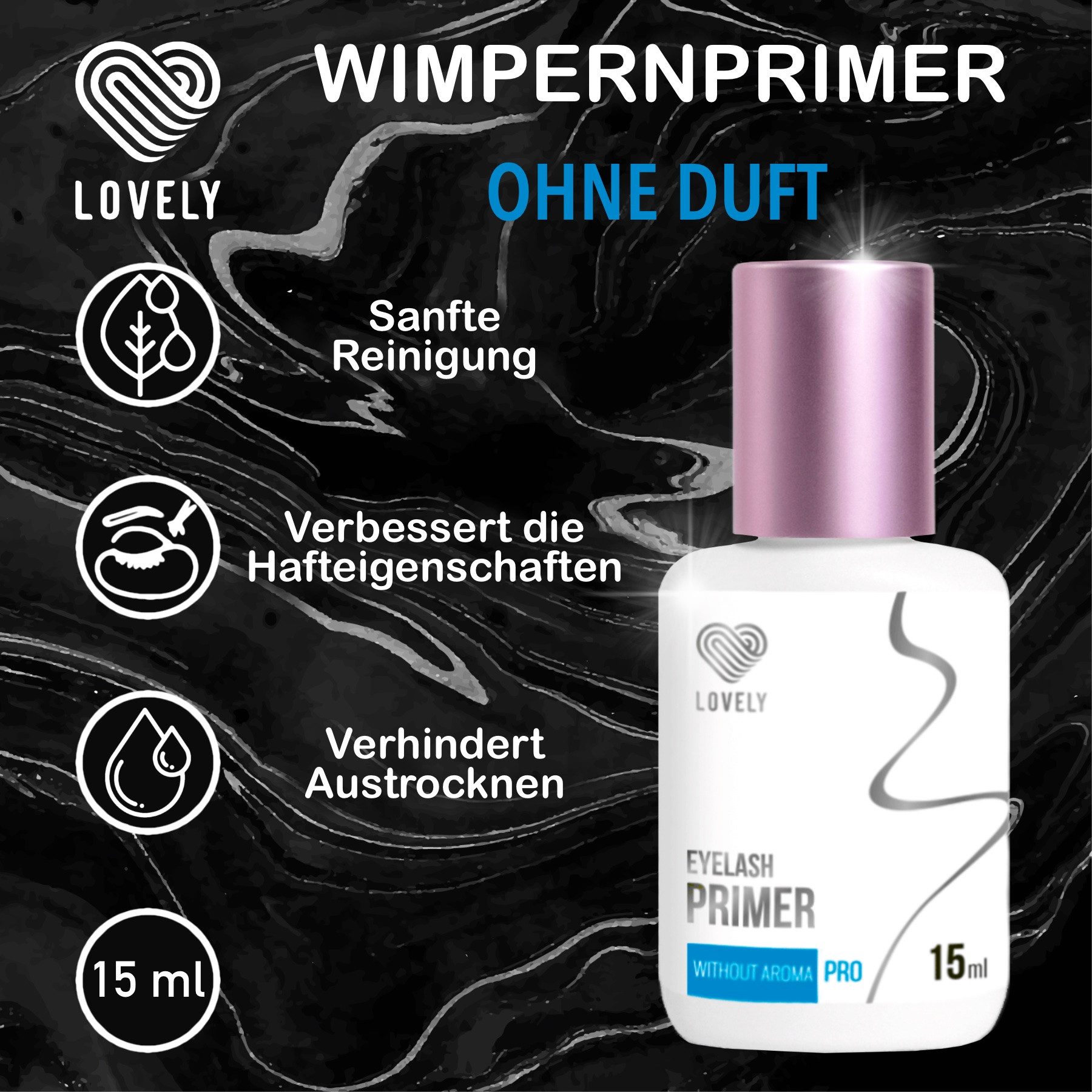 Lovely Wimpernkleber Wimpernverlängerung Primer Wimpern Extension Haftvermittler – Bild 3 von 5