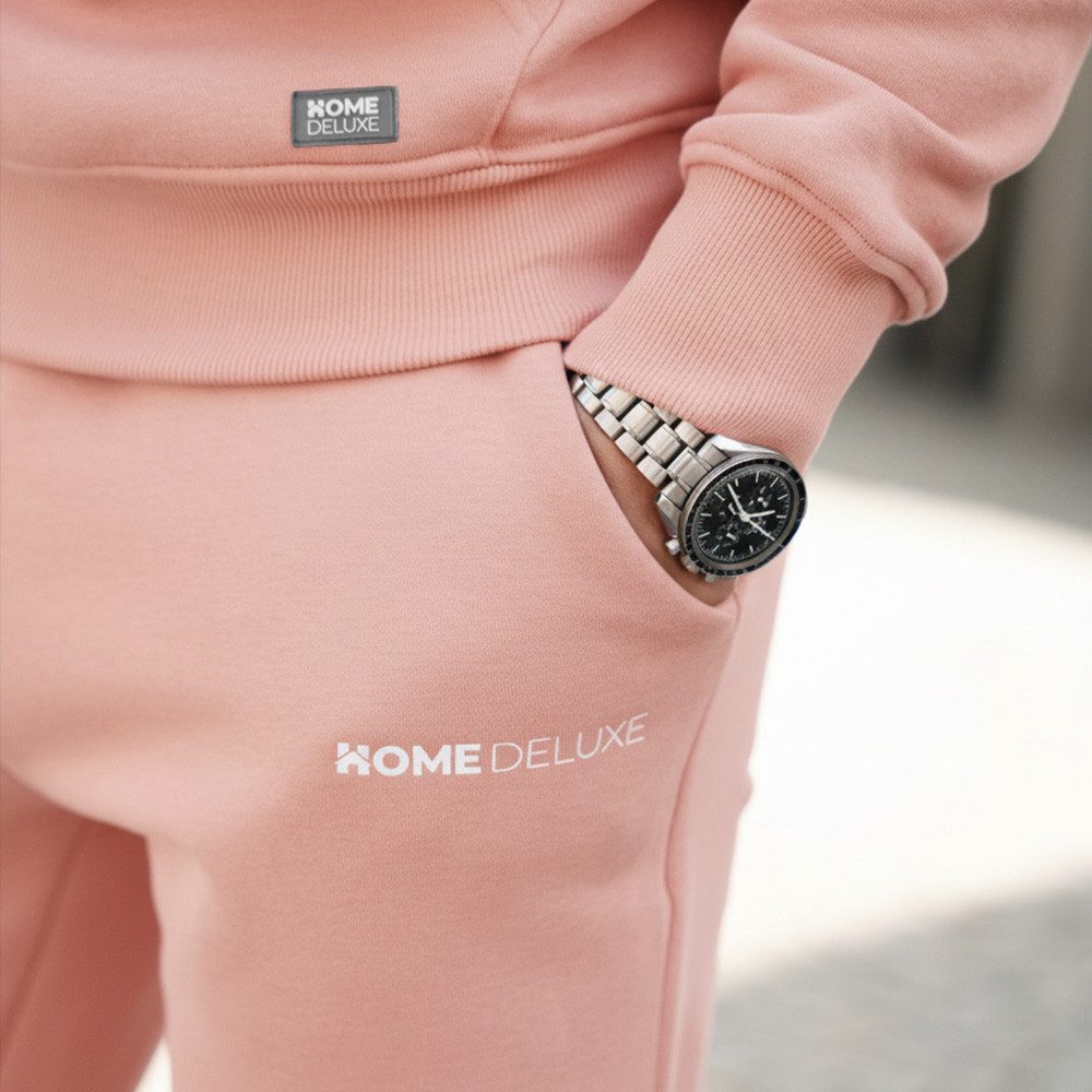 HOME WEAR Jogginghose Sweatpants 70% Baumwolle, Schwerer Premium Stoff mit 350 GSM, Sporthose