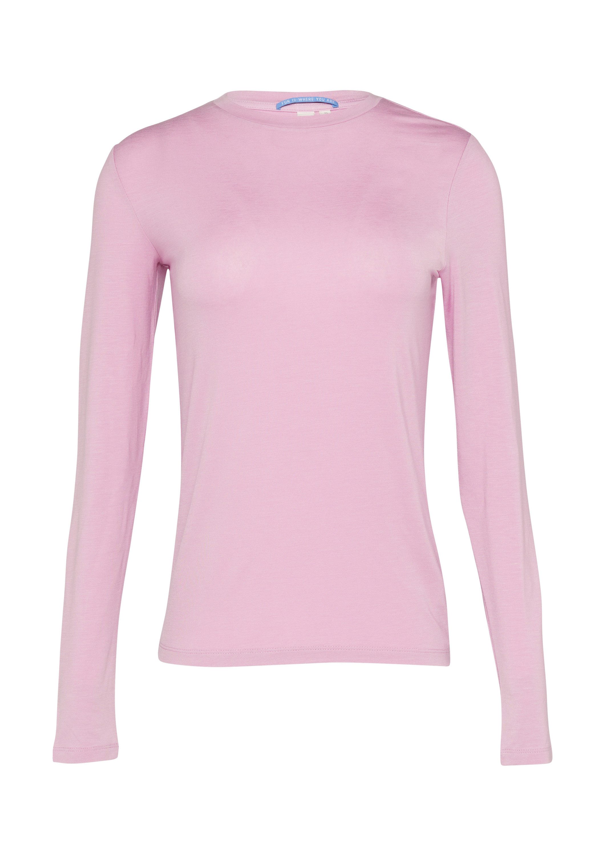 QS Langarmshirt T-Shirt Weiches Longsleeve aus günstig online kaufen