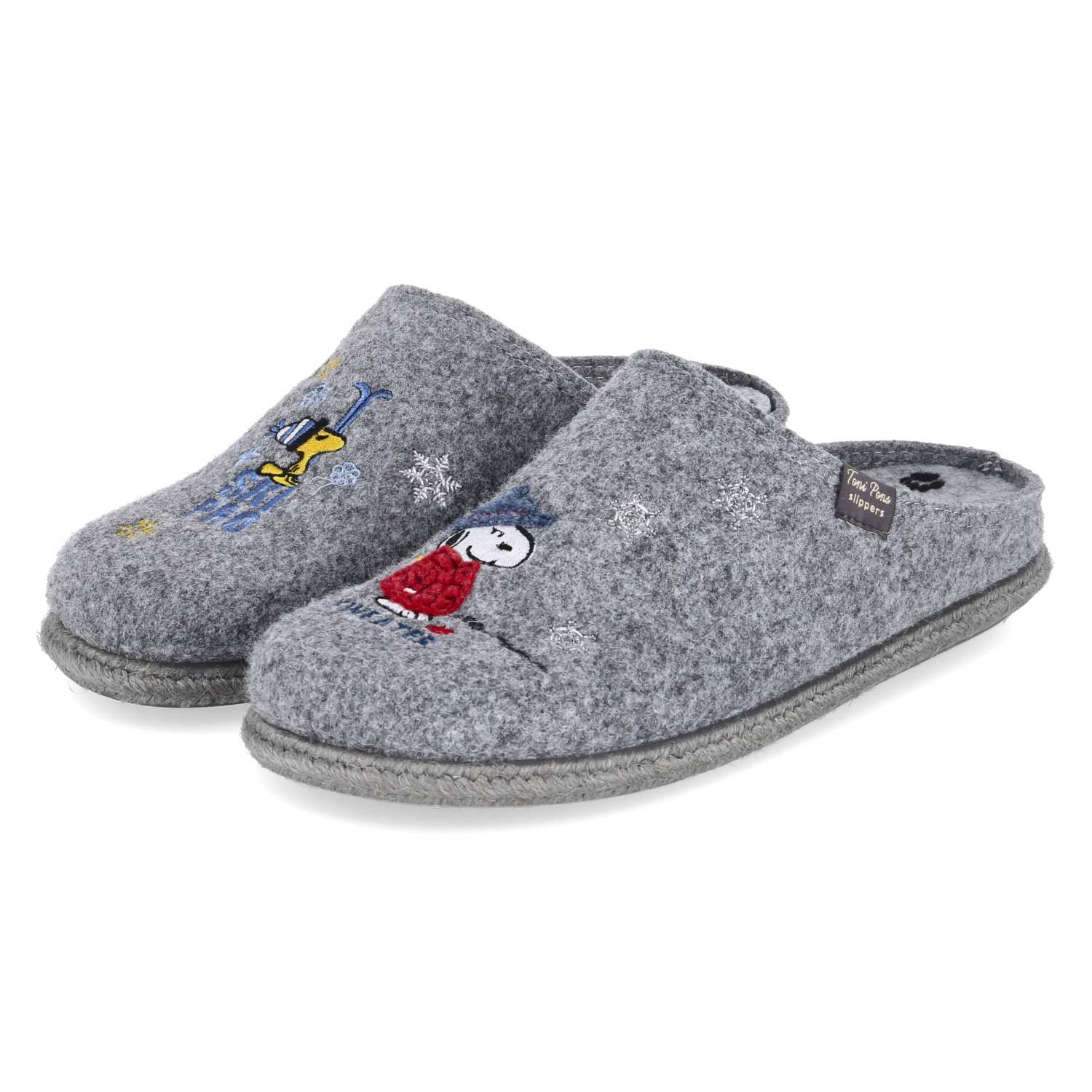 Toni Pons Toni Pons Pantoffeln Charlie-Cendra Herren Filz grey Pantolette