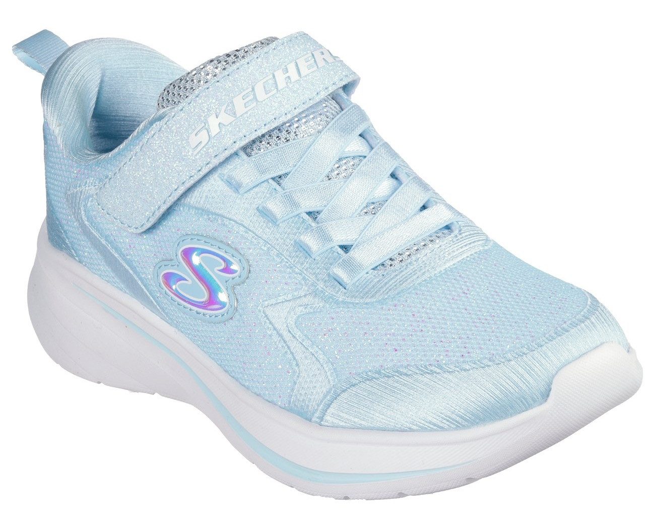 Skechers WAVE 92 Sneaker Schlupfschuh mit Glitzer für Mädchen, Größenschablone zum Download