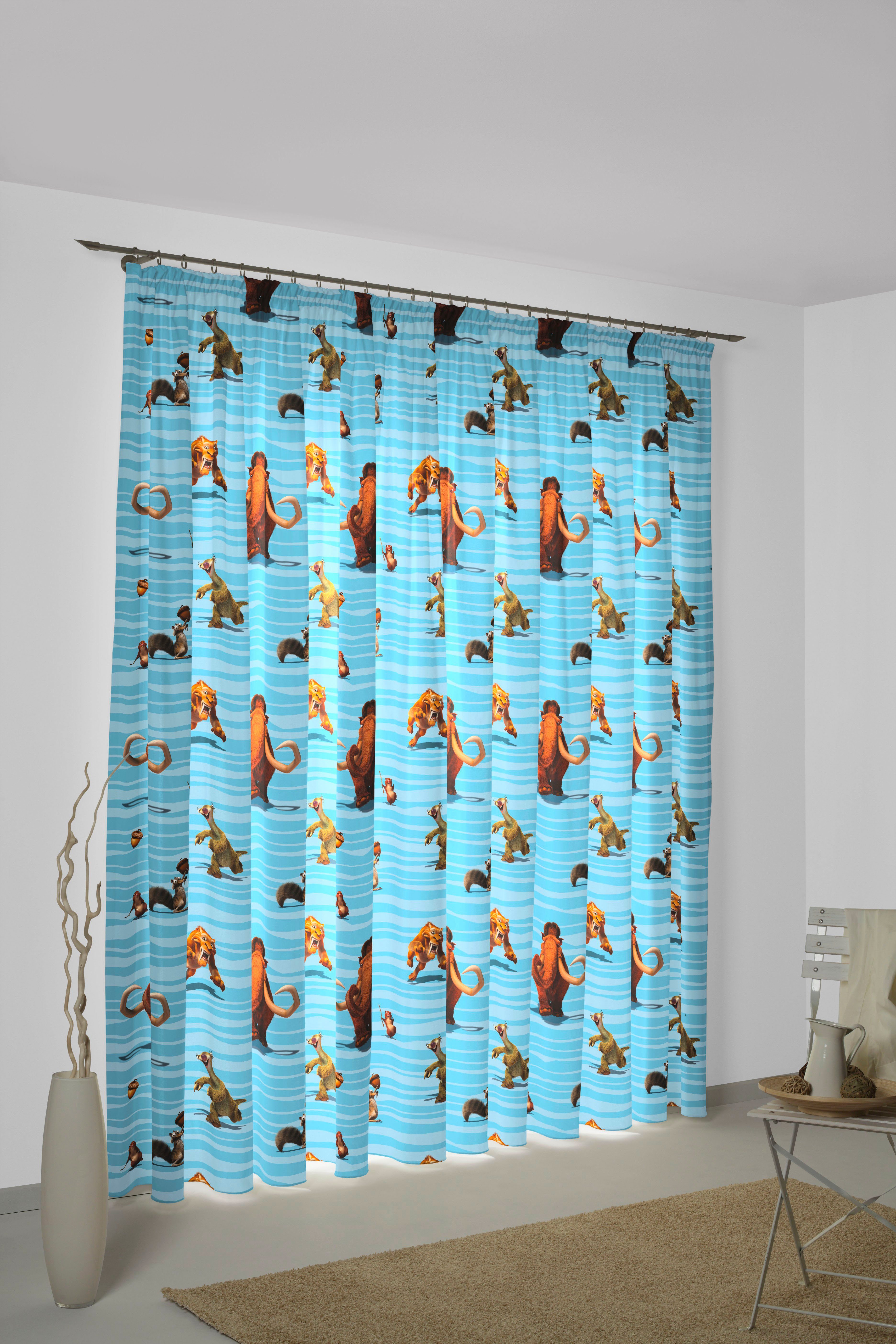 Wirth Vorhang Ice Age (1 St), Multifunktionsband, verdunkelnd, Satin, Disney