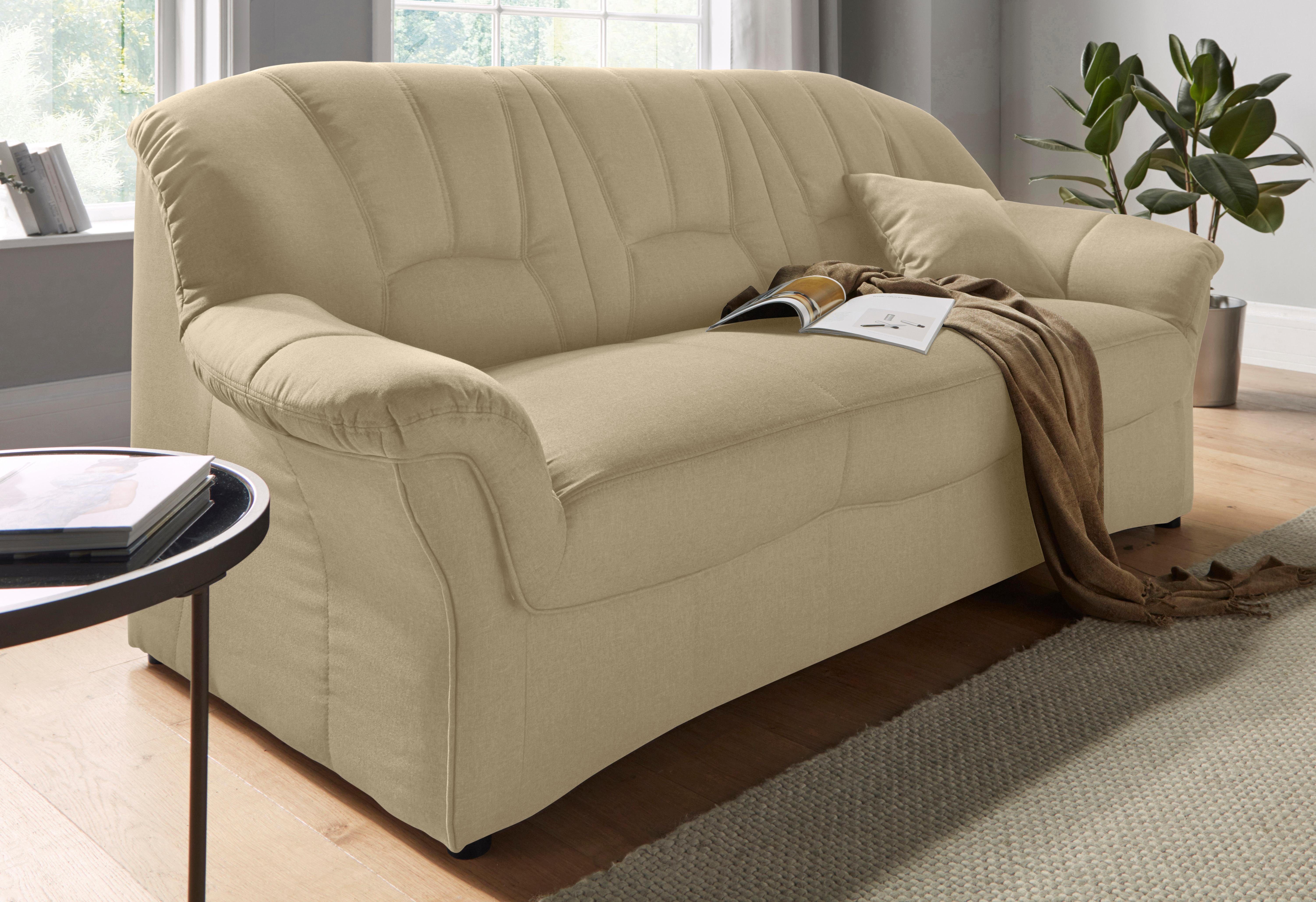 DOMO collection 3-Sitzer Bahia, bequem und komfortabel, zeitloses & elegantes Sofa, inklusive Federkern