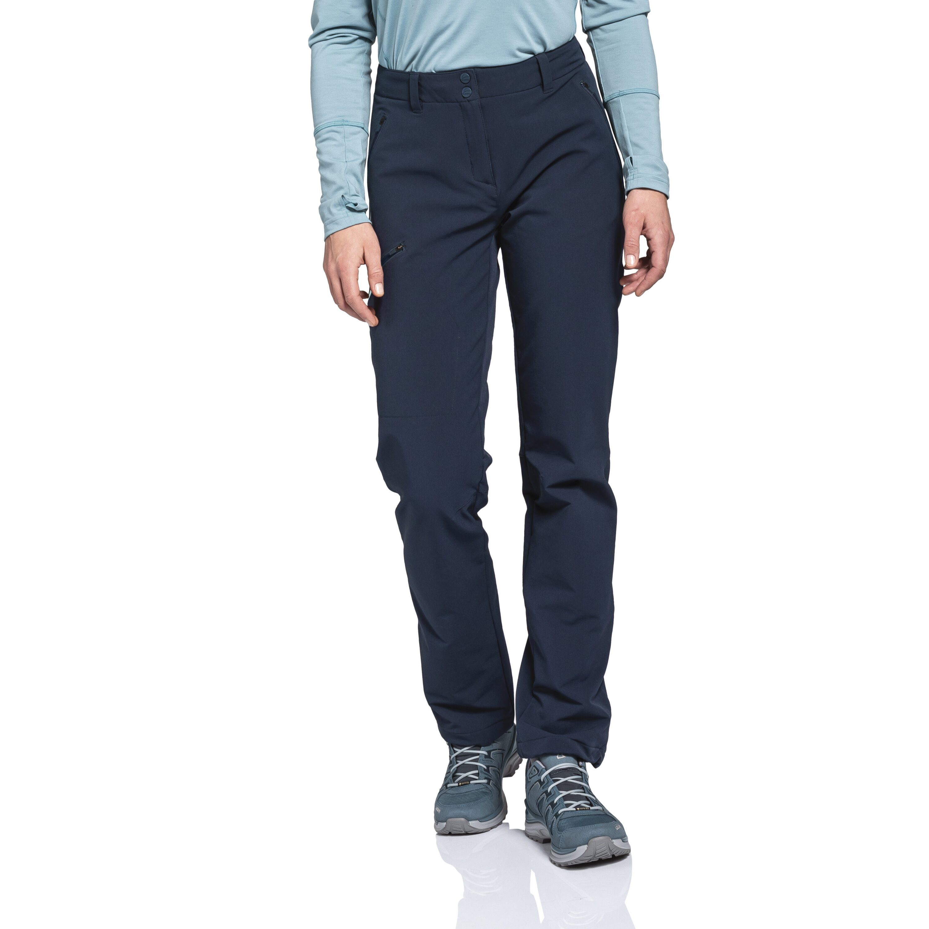 Schöffel Softshellhose Pants Ascona Warm L winddicht, wasserabweisend, atmungsaktiv, elastisch