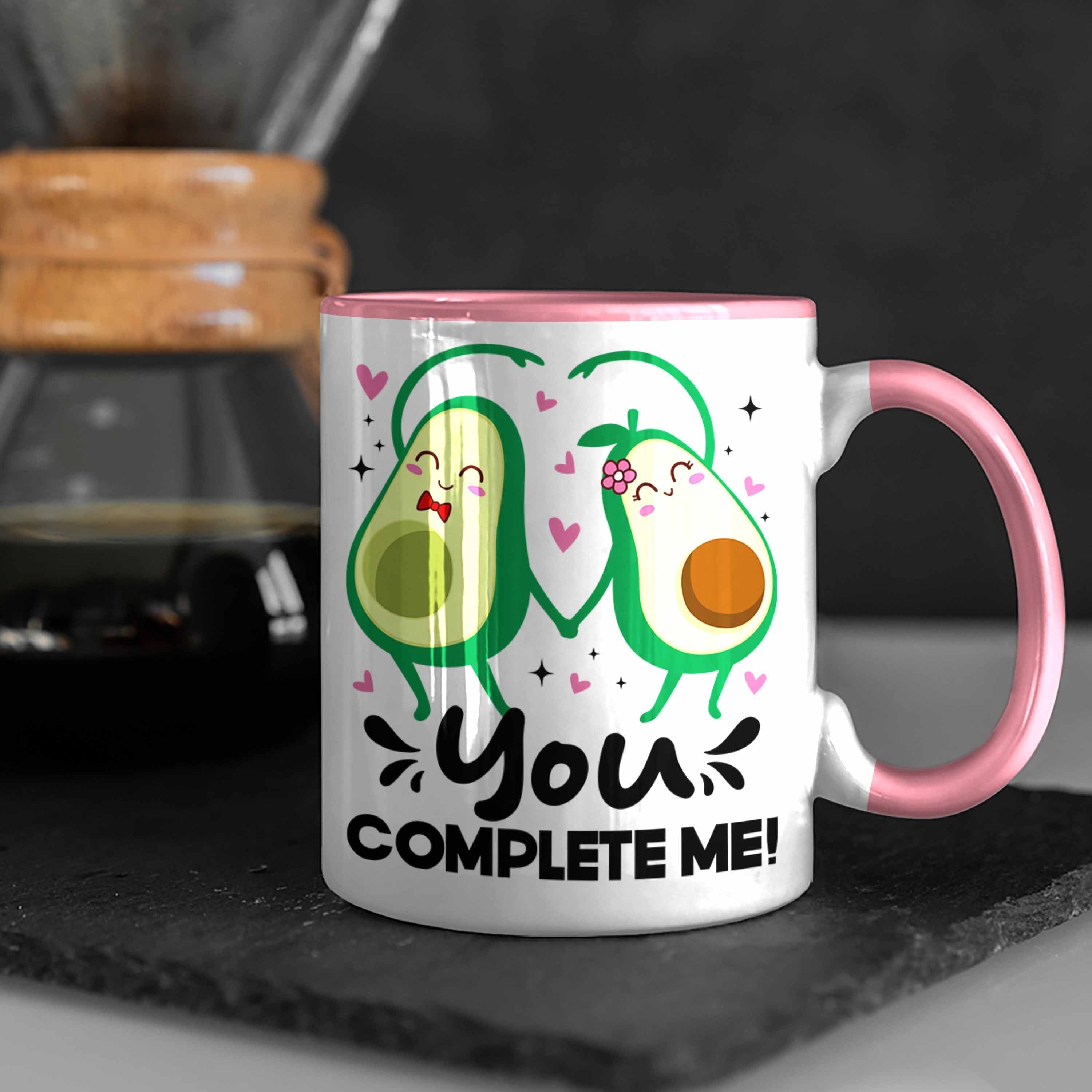 Avokado Complete Trendation You Beste Spruch Geschenk Tasse Lustiger Paare - Tasse Rosa Freundin Liebe Me Trendation