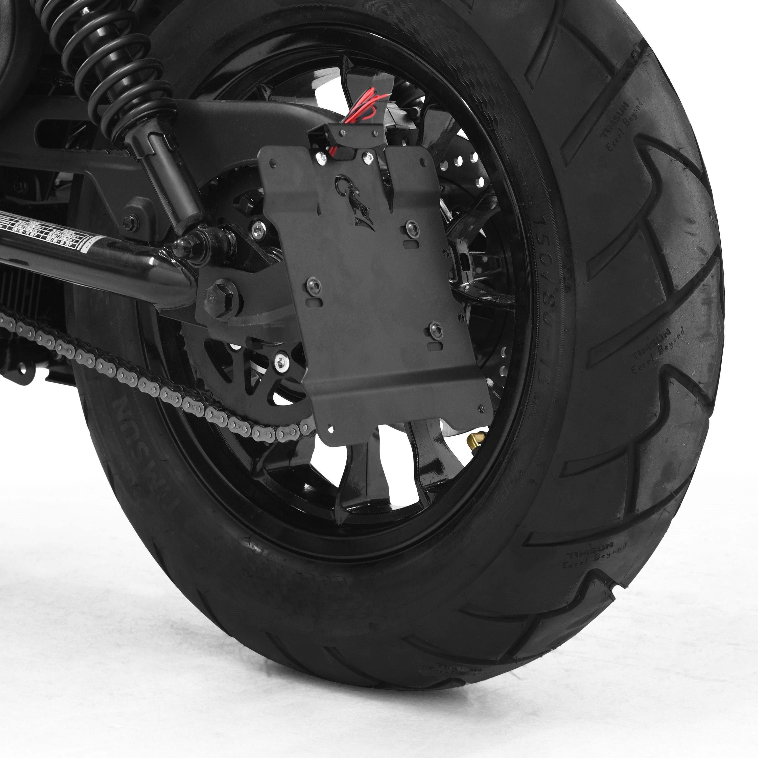 ZIEGER Kennzeichenhalter seitlicher Kennzeichenhalter für Hyosung GV 125 S Aquila
