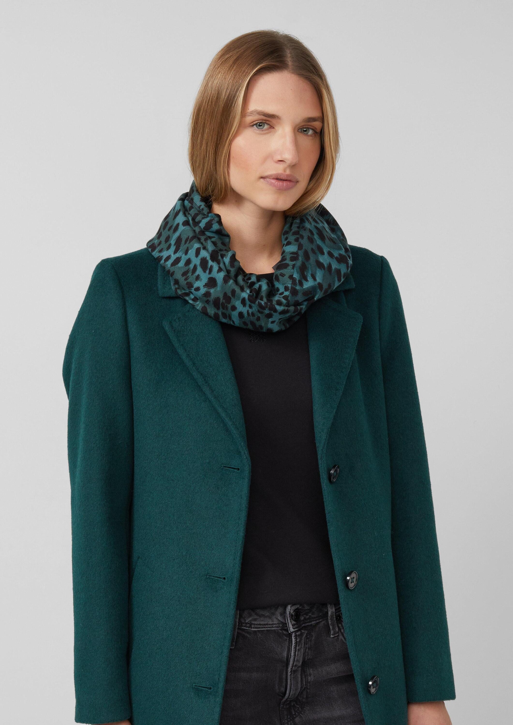 s.Oliver Loop Snood, Snood mit Leo-Print günstig online kaufen