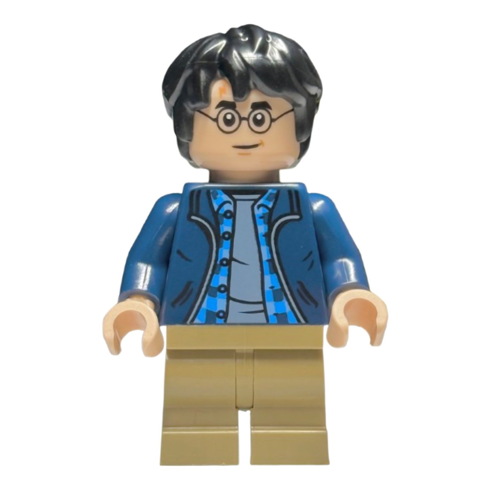 LEGO® LEGO Minifigur Harry Potter - Dark Blue Open Jacket over Plaid (hp544) Spielbausteine von lego®