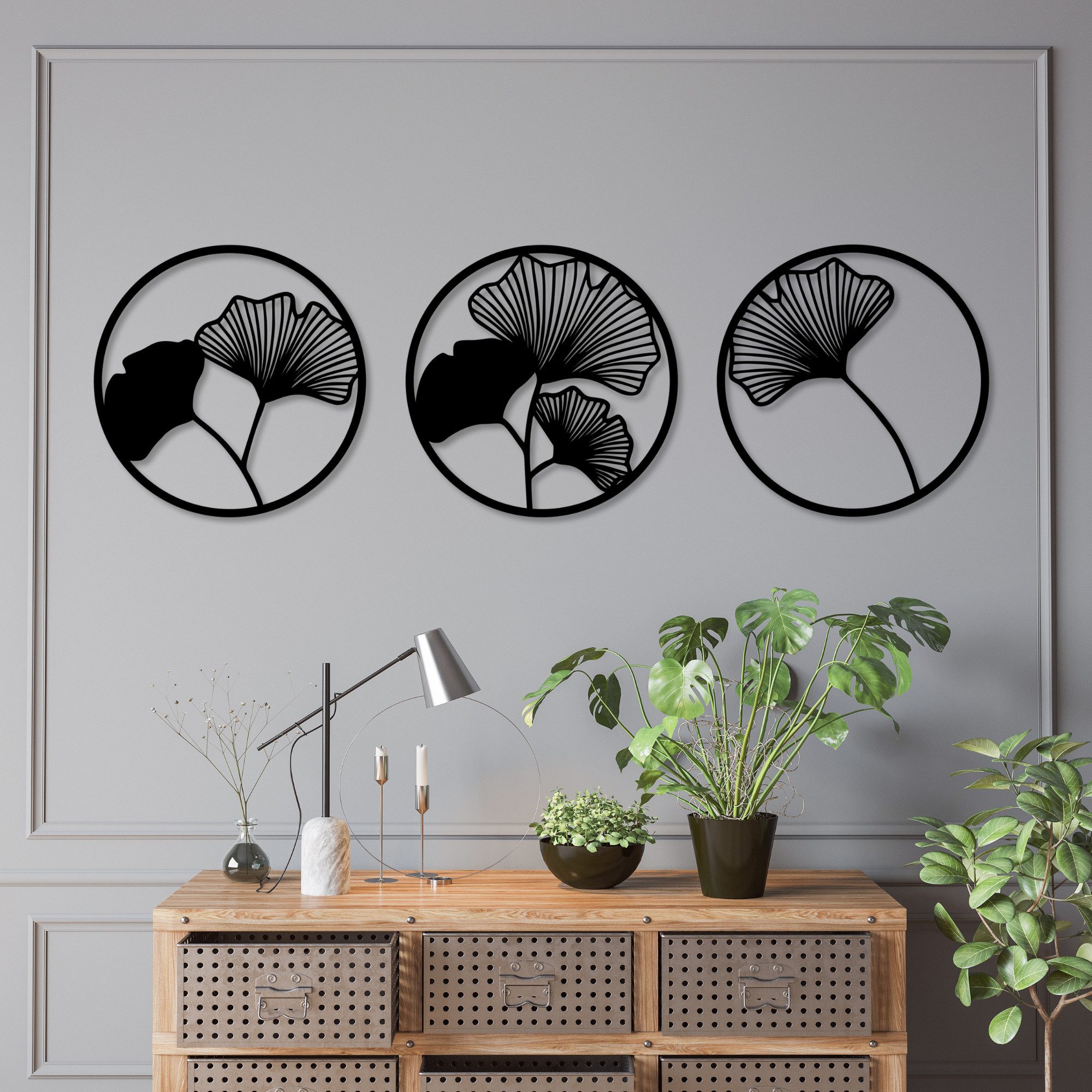 EYOKA Wanddekoobjekt 3D Wandbild aus Holz Wanddeko Moderne Holzkunst 6mm st günstig online kaufen