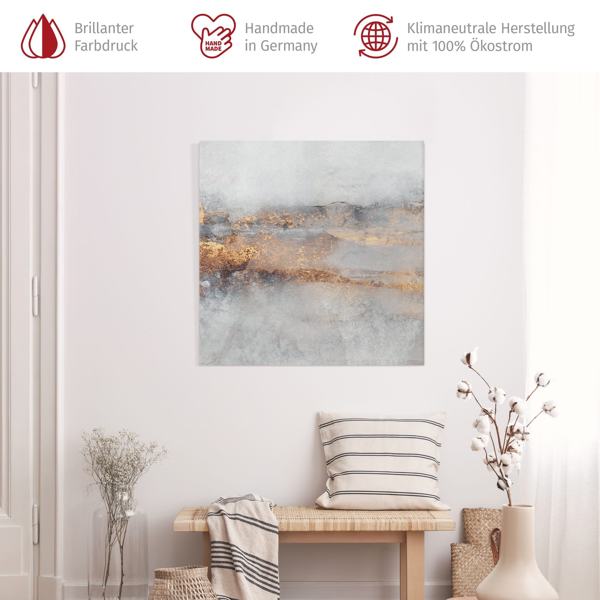 Bilderdepot24 Leinwandbild Kunstdruck Abstrakt Modern Nebel günstig online kaufen