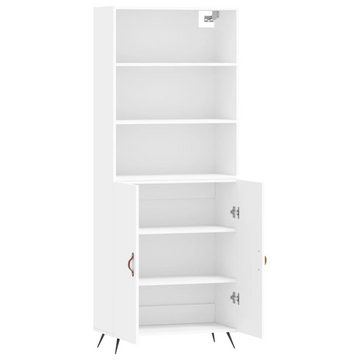 vidaXL Anrichte Highboard Weiß 69,5x34x180 cm Holzwerkstoff